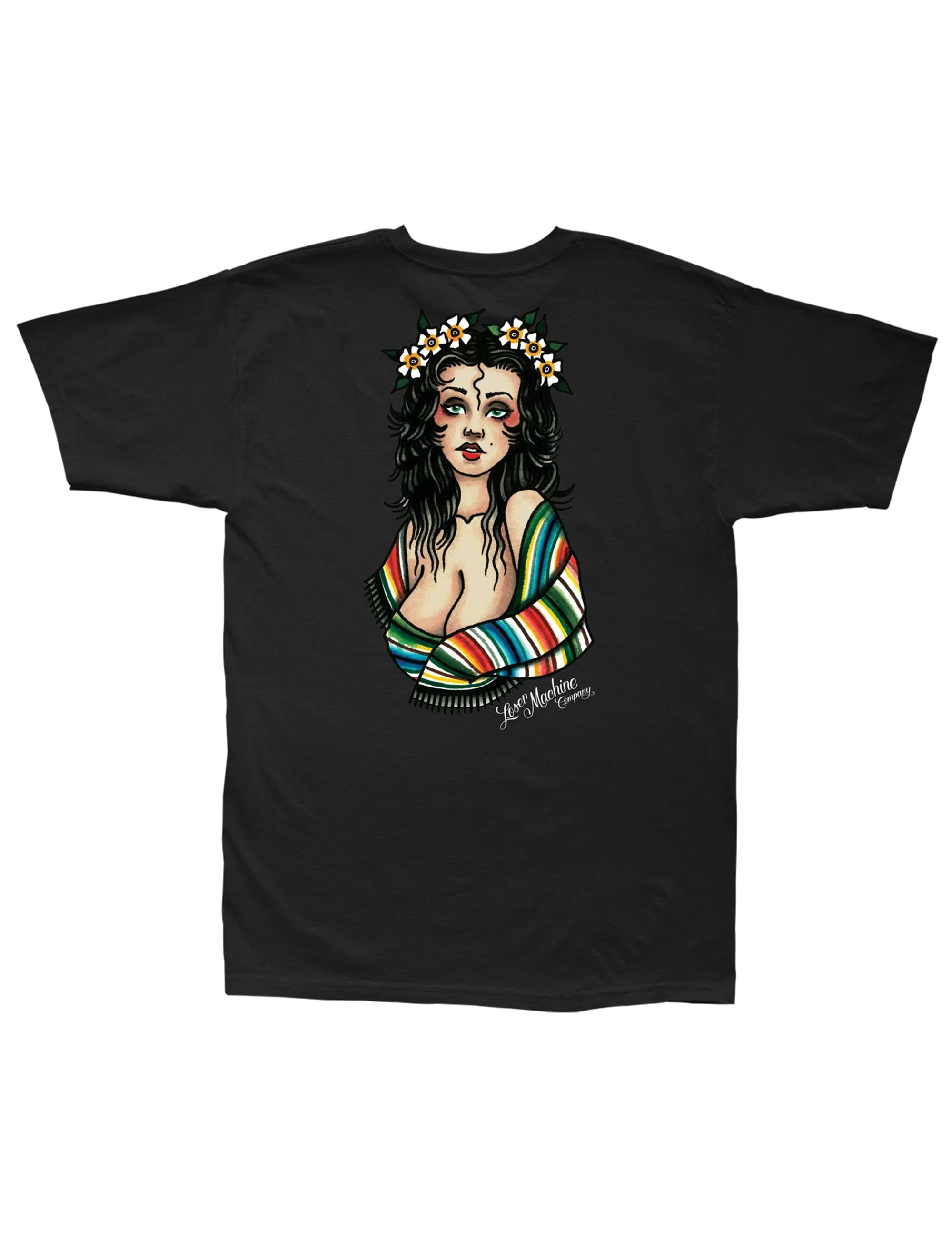 Love Story Stock T-Shirt - Black - Image 2