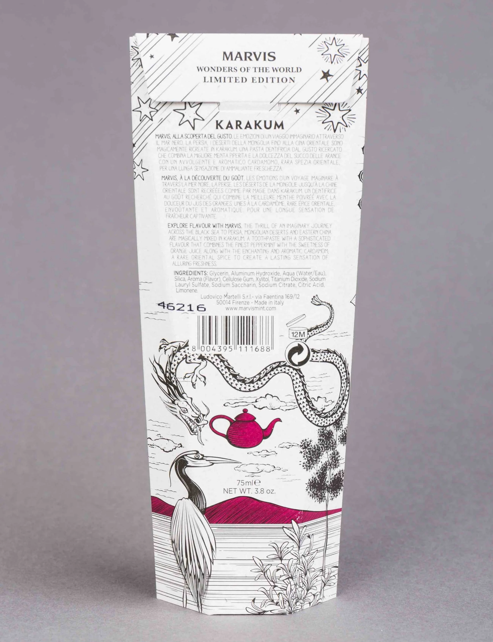 Toothpaste (75ml) - Karakum 'Wonders of the World' - Image 5