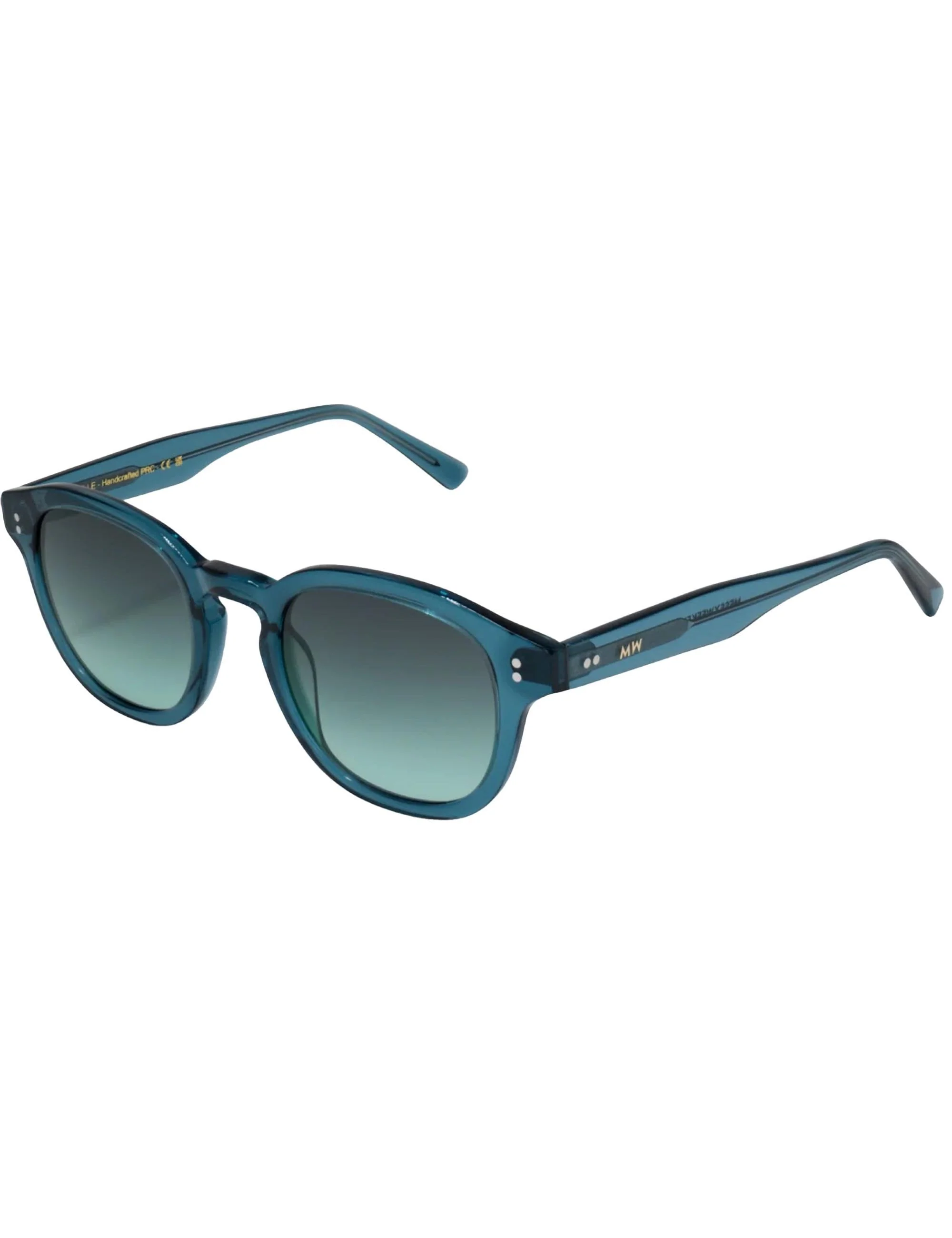 Billie Sunglasses - Turquoise/Gradient Green