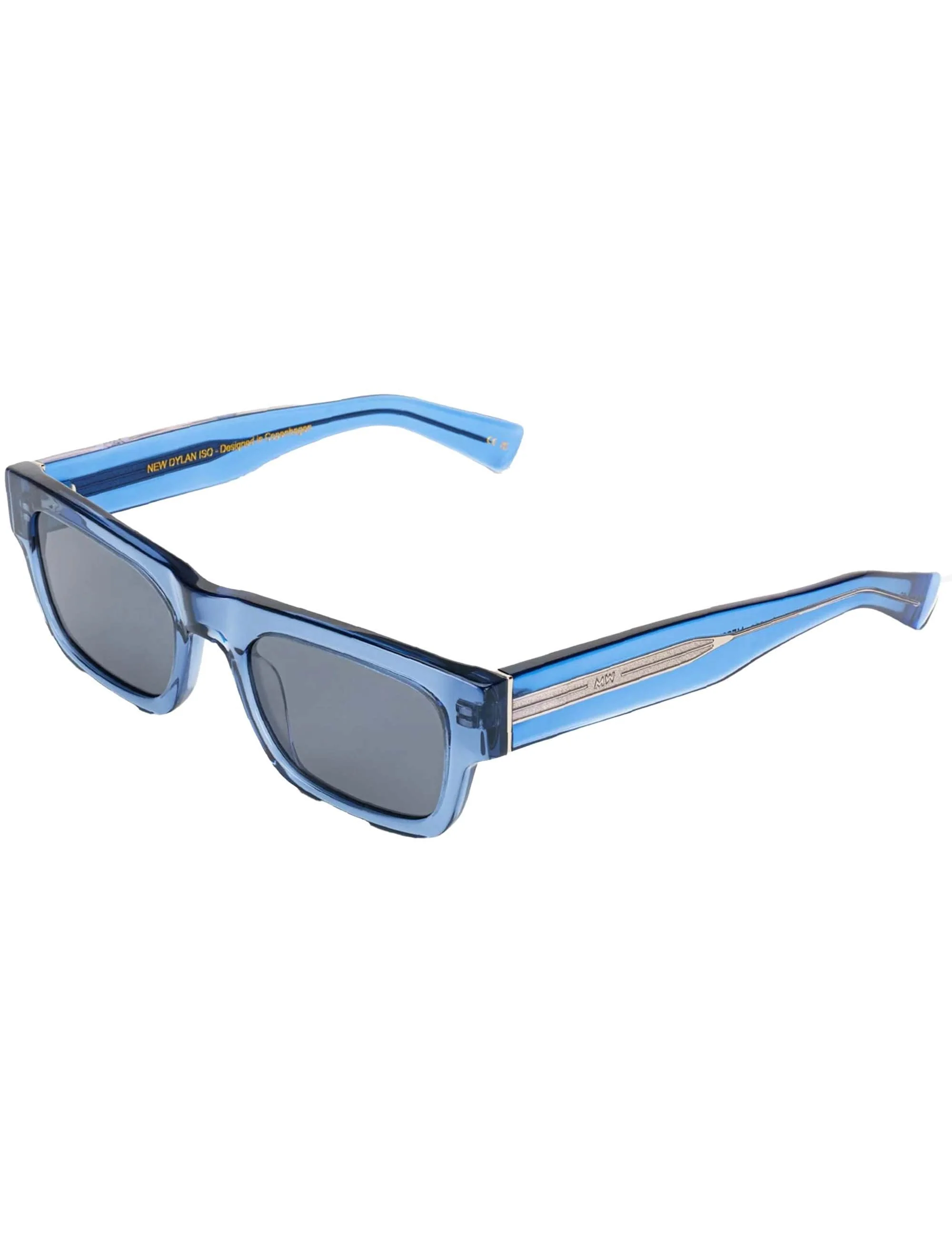 New Dylan ISO Sunglasses - Transparent Blue/Transparent Grey