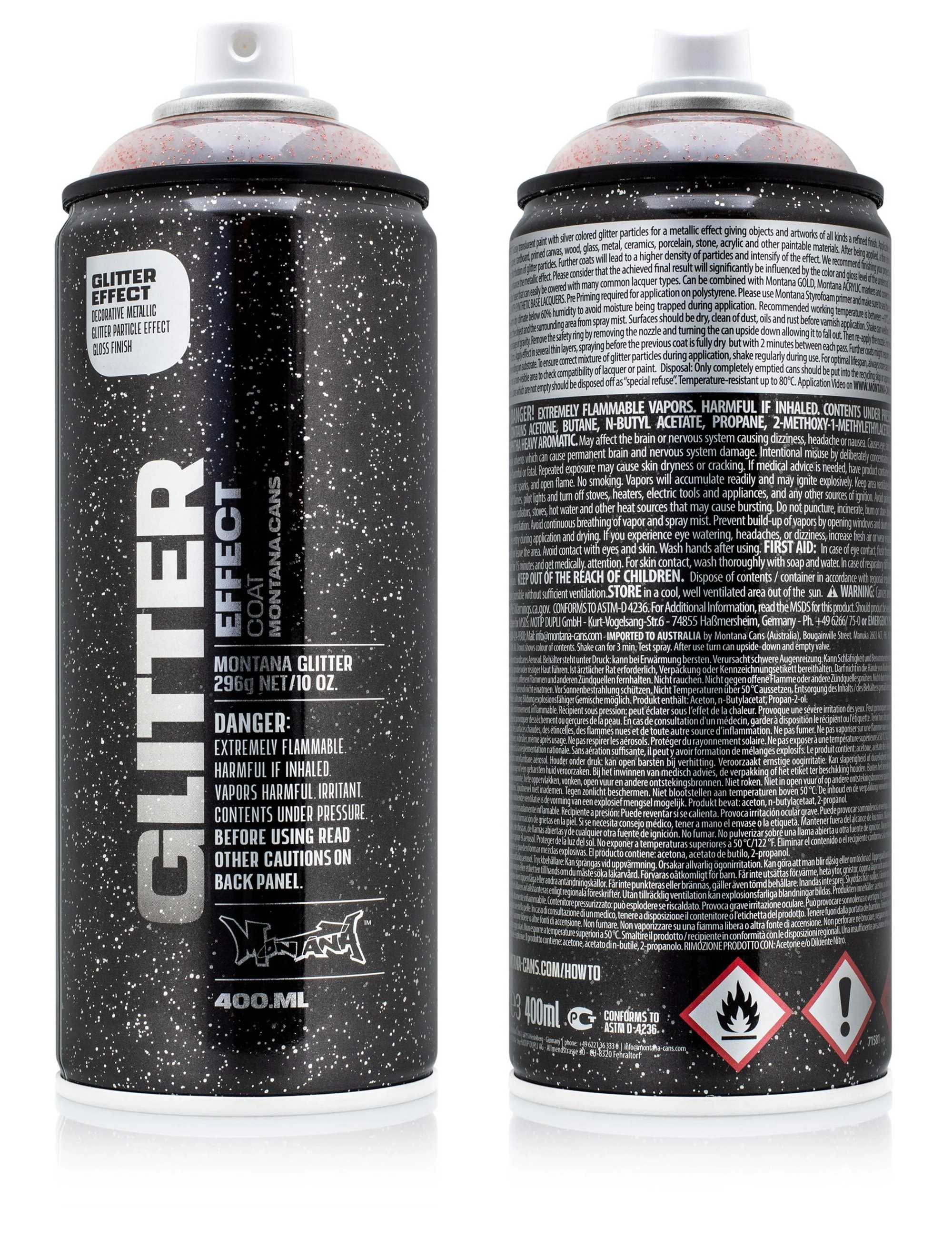 Glitter Effect Spray 400ml - Dusty Gold