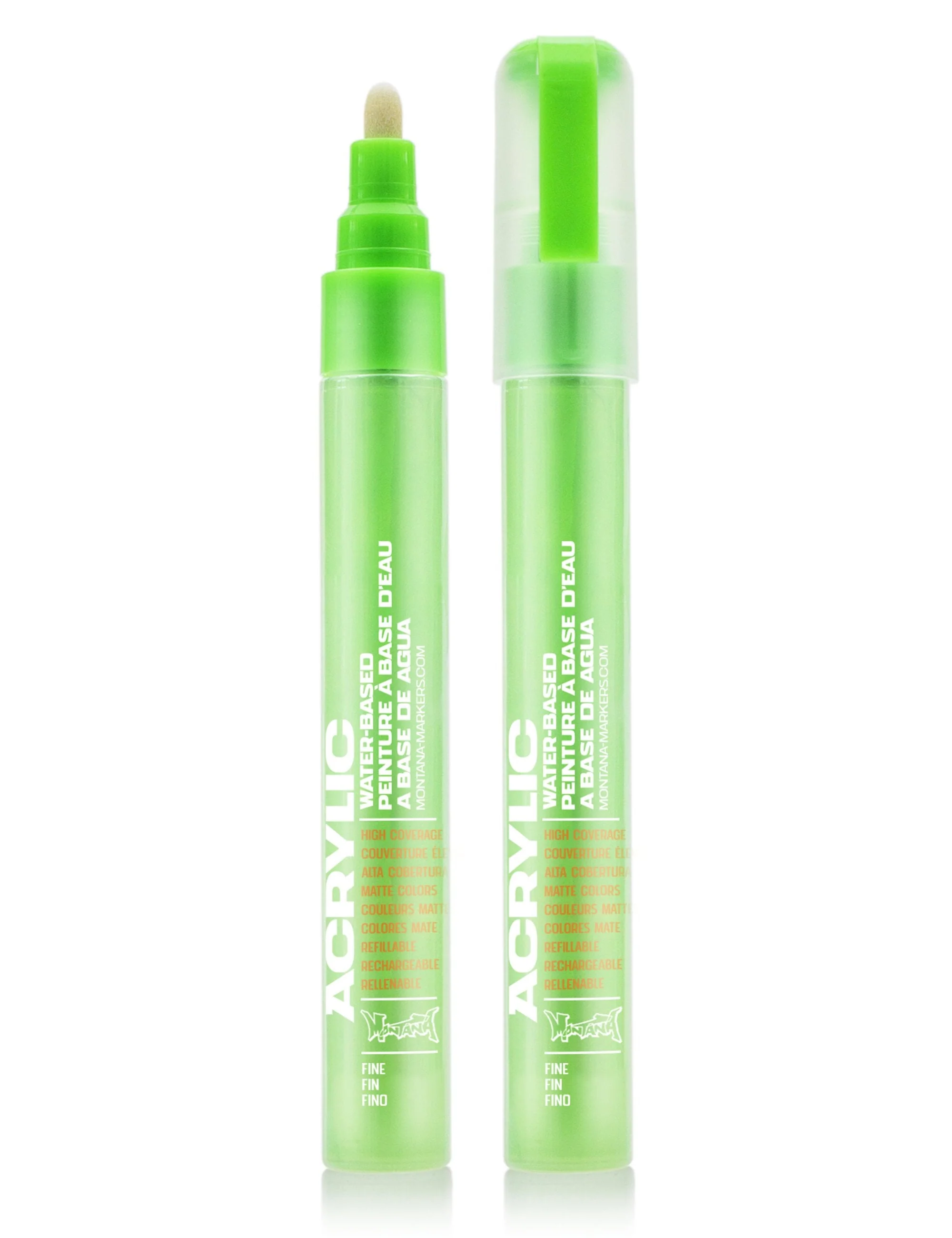 Acrylic Paint Marker 2mm - Flourescent Acid Green F6000