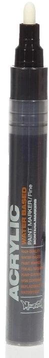 Acrylic Paint Marker 2mm - Shock Black S9000