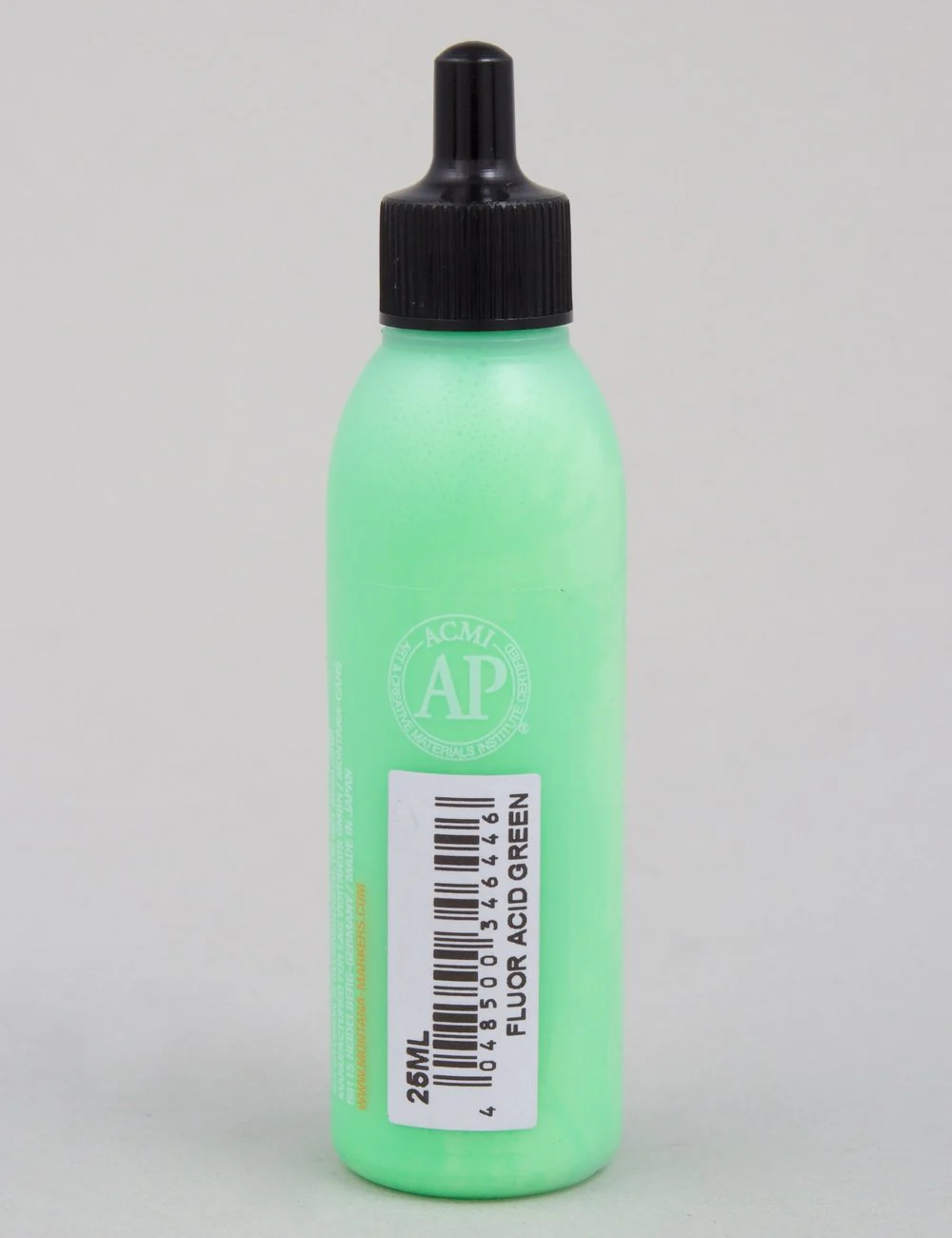 Acrylic Paint Refill 25ml - Flourescent Acid Green F6000 - Image 2