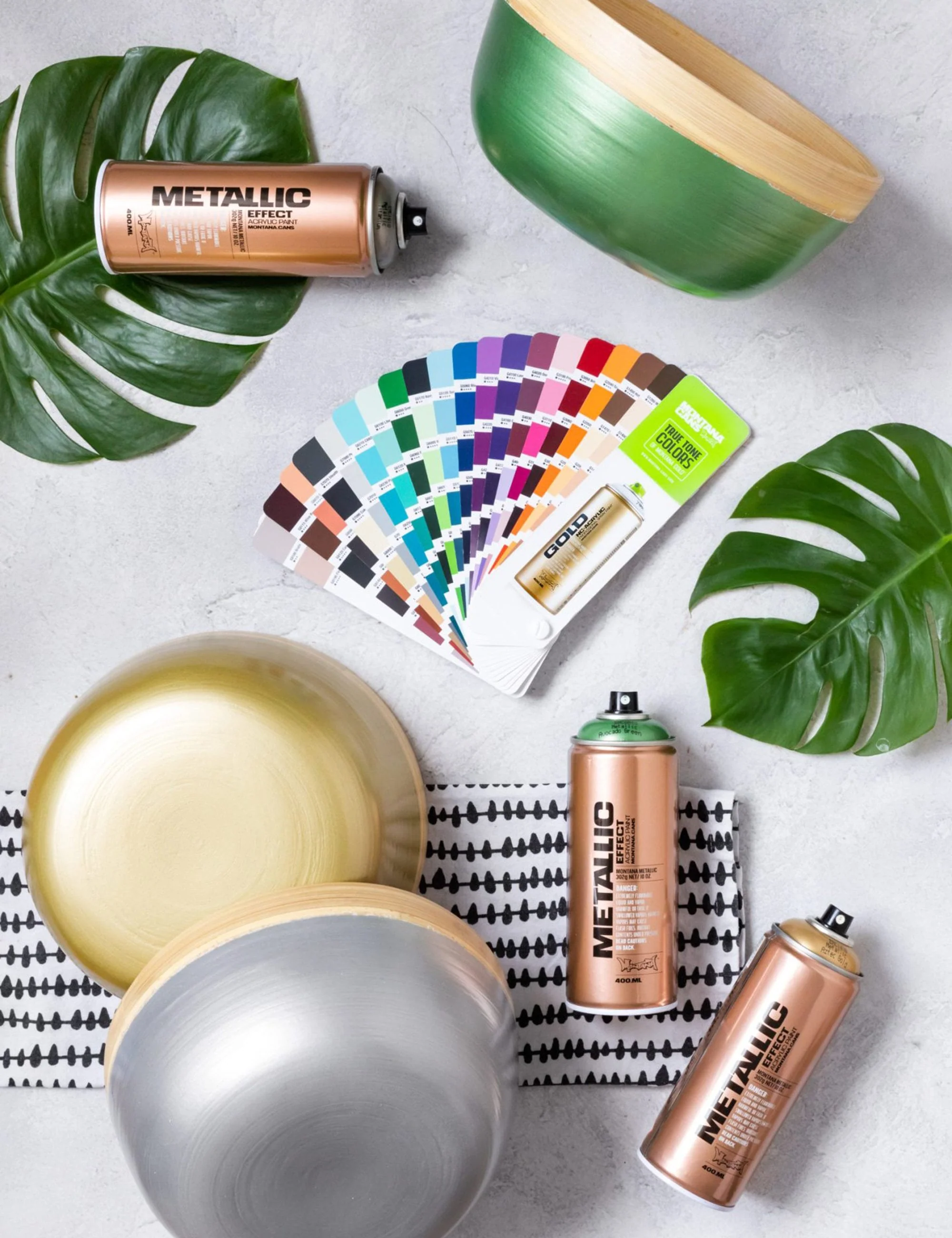 Metallic Effect Spray Paint 400ml - Avocado Green EMC6040 - Image 3