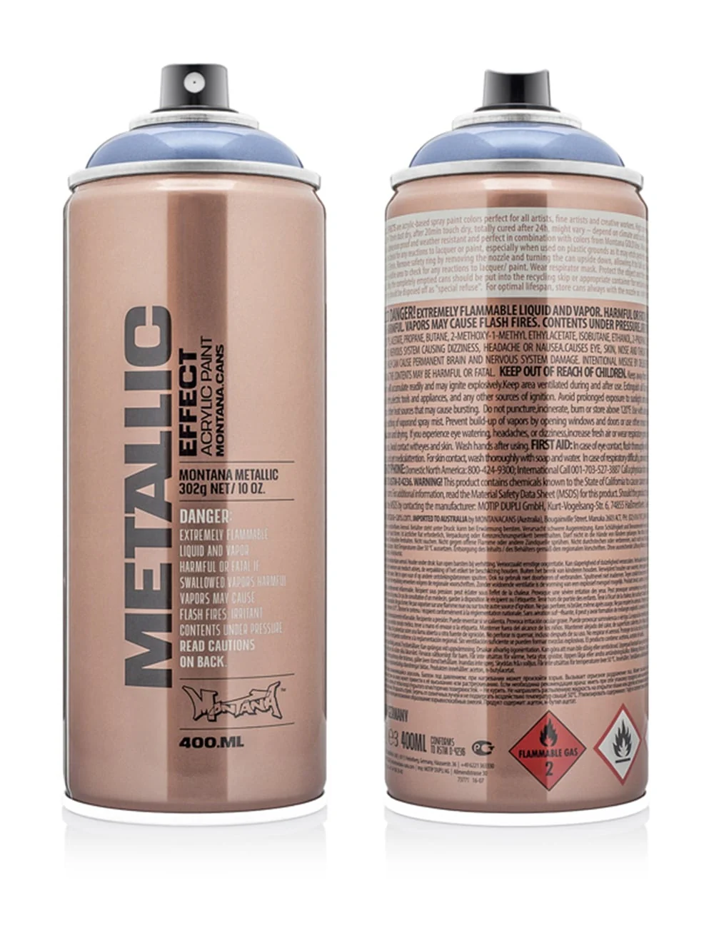 Metallic Effect Spray Paint 400ml - Ice Blue EMC5030