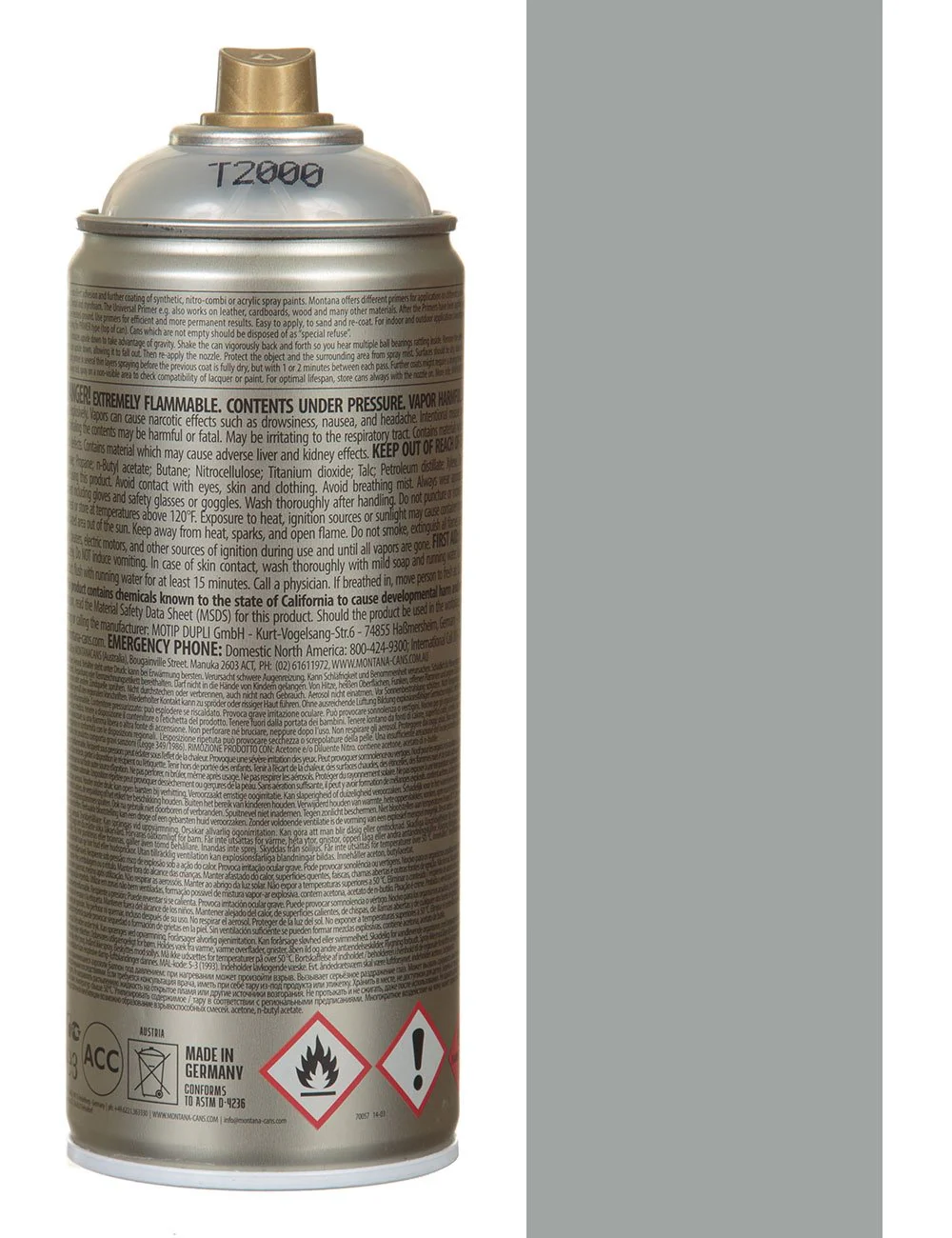 Primer Spray Paint 400ml - Plastic Primer T2000 - Image 2