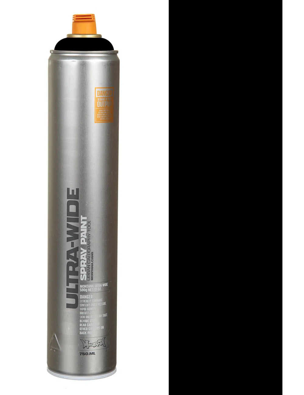 Spray Paint Ultra Wide 750ml - Black