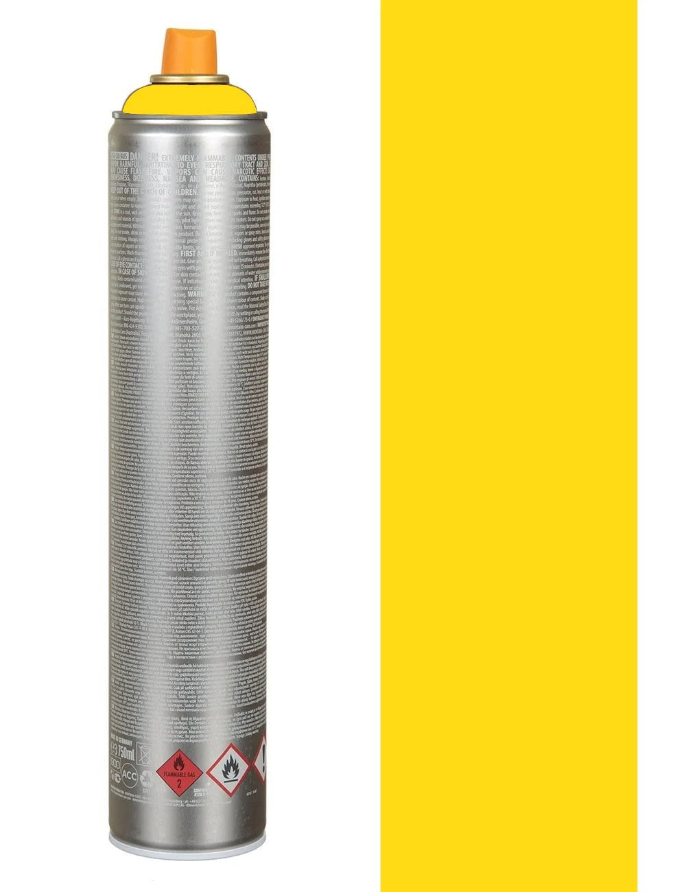 Spray Paint Ultra Wide 750ml - Kicking Yellow - Image 2