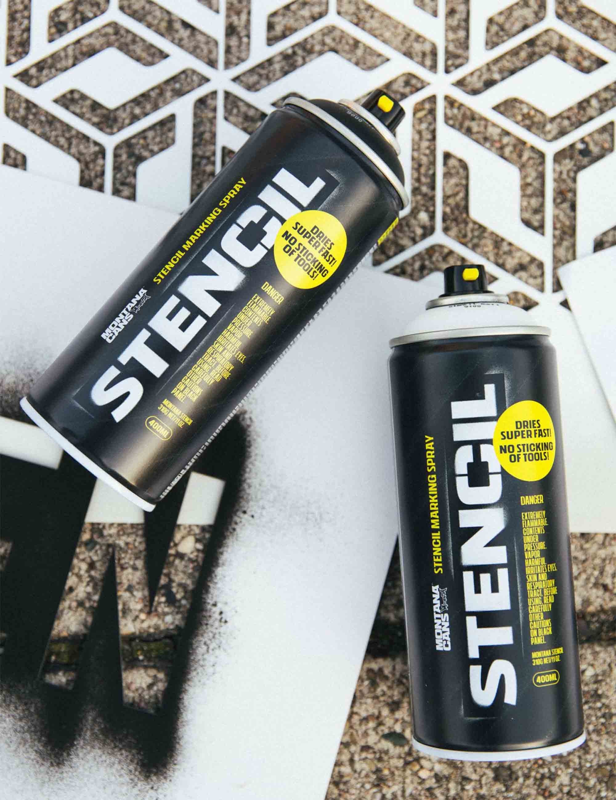 Stencil Marking Spray (400ml) - Black - Image 6