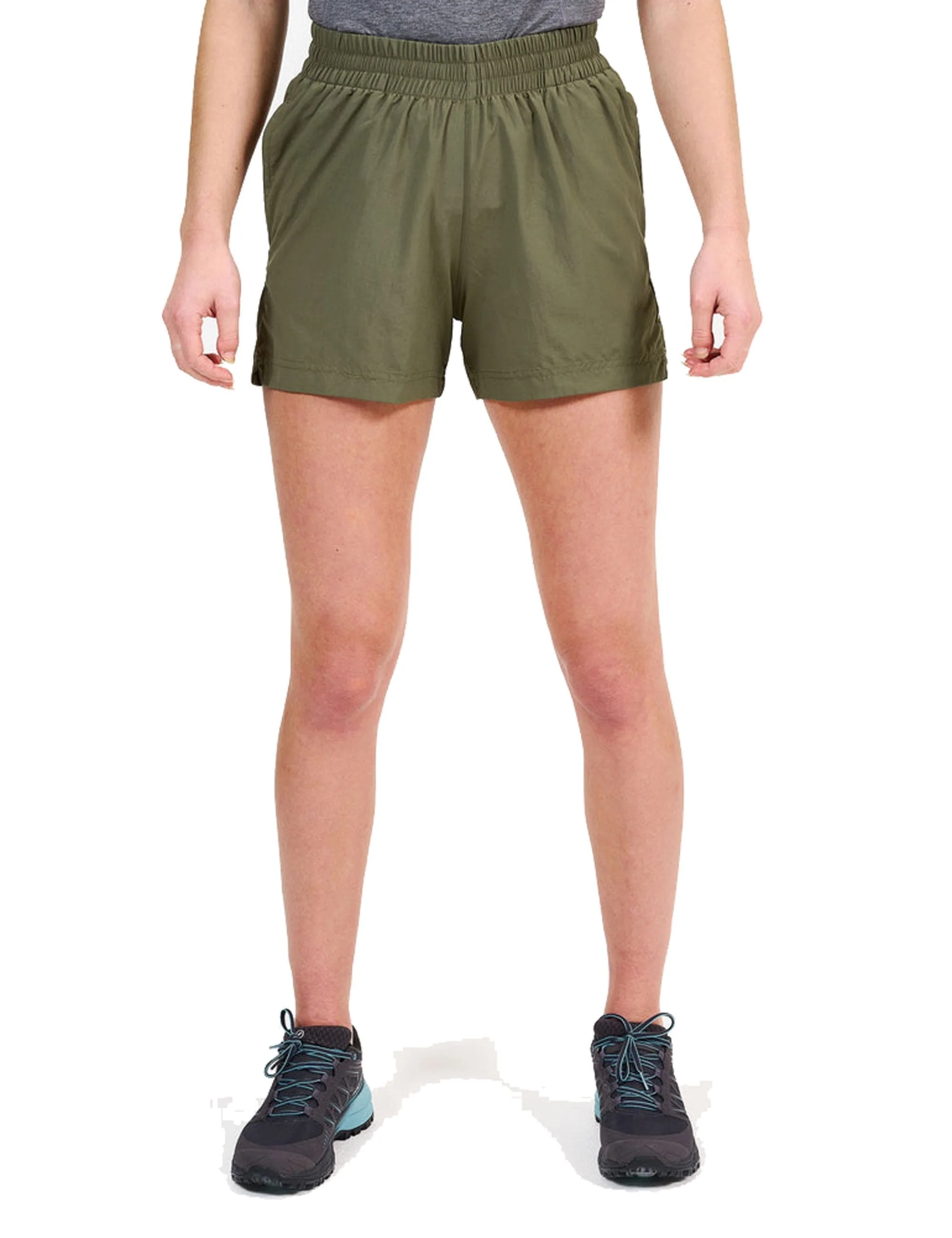 Women's Axial Lite Shorts - Kelp Green - Image 4