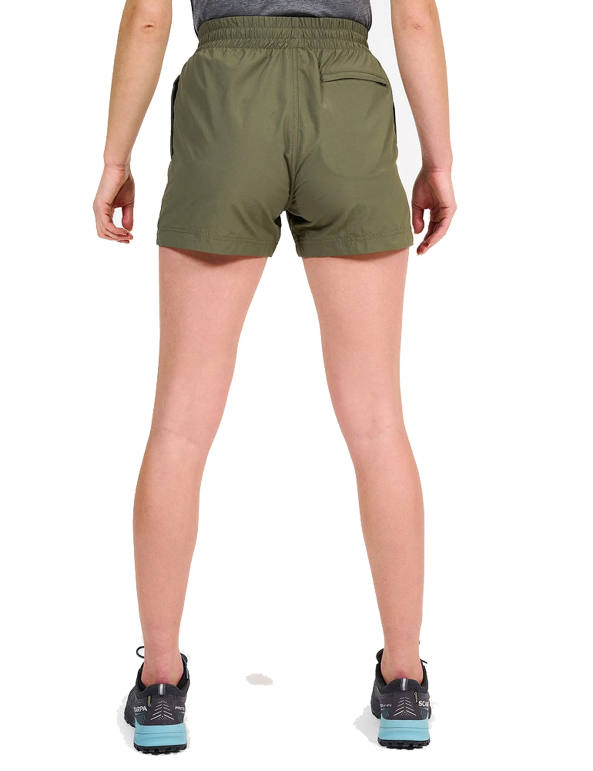 Women's Axial Lite Shorts - Kelp Green - Image 6