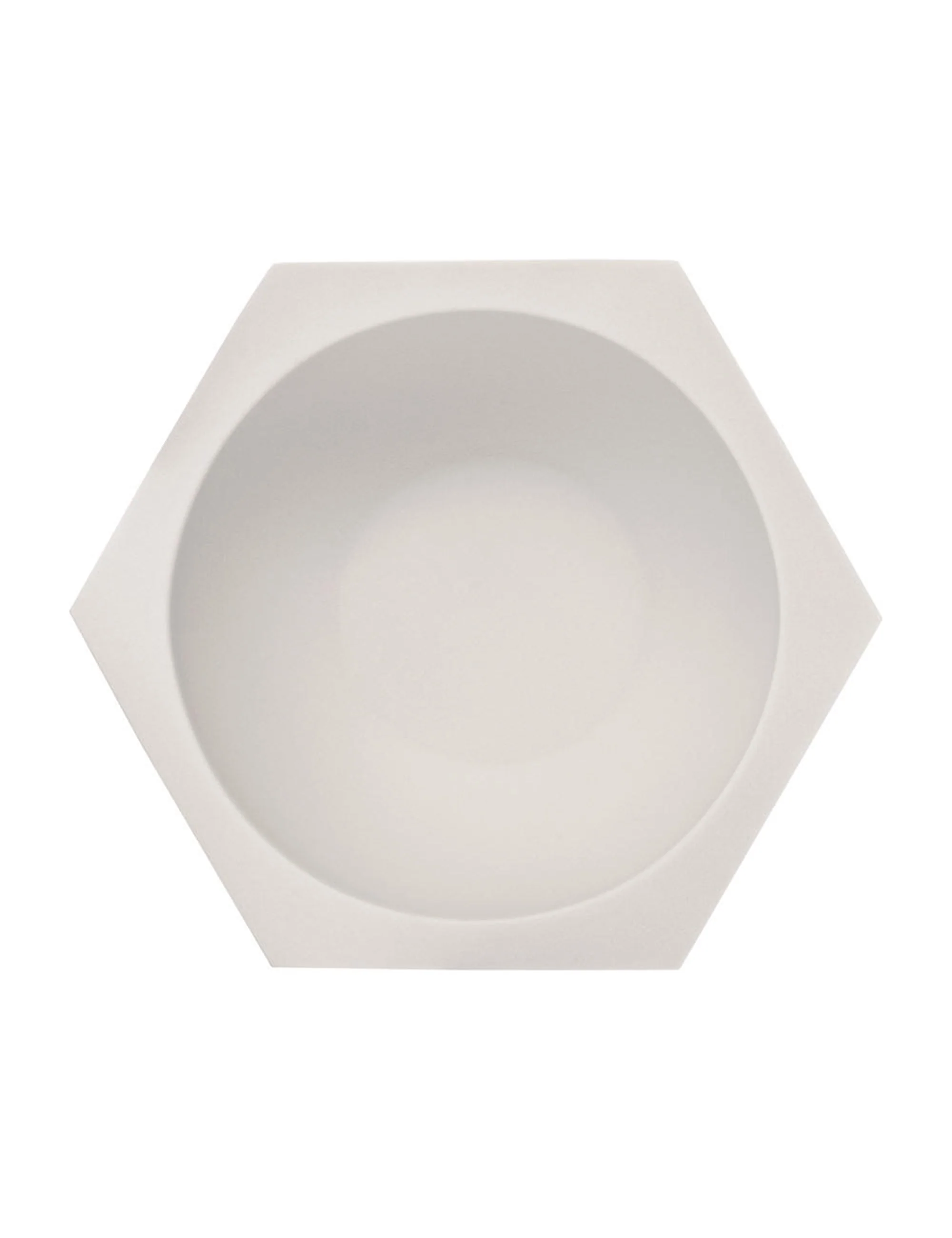 HEXAGON Porcelain Shaving Bowl - White - Image 2