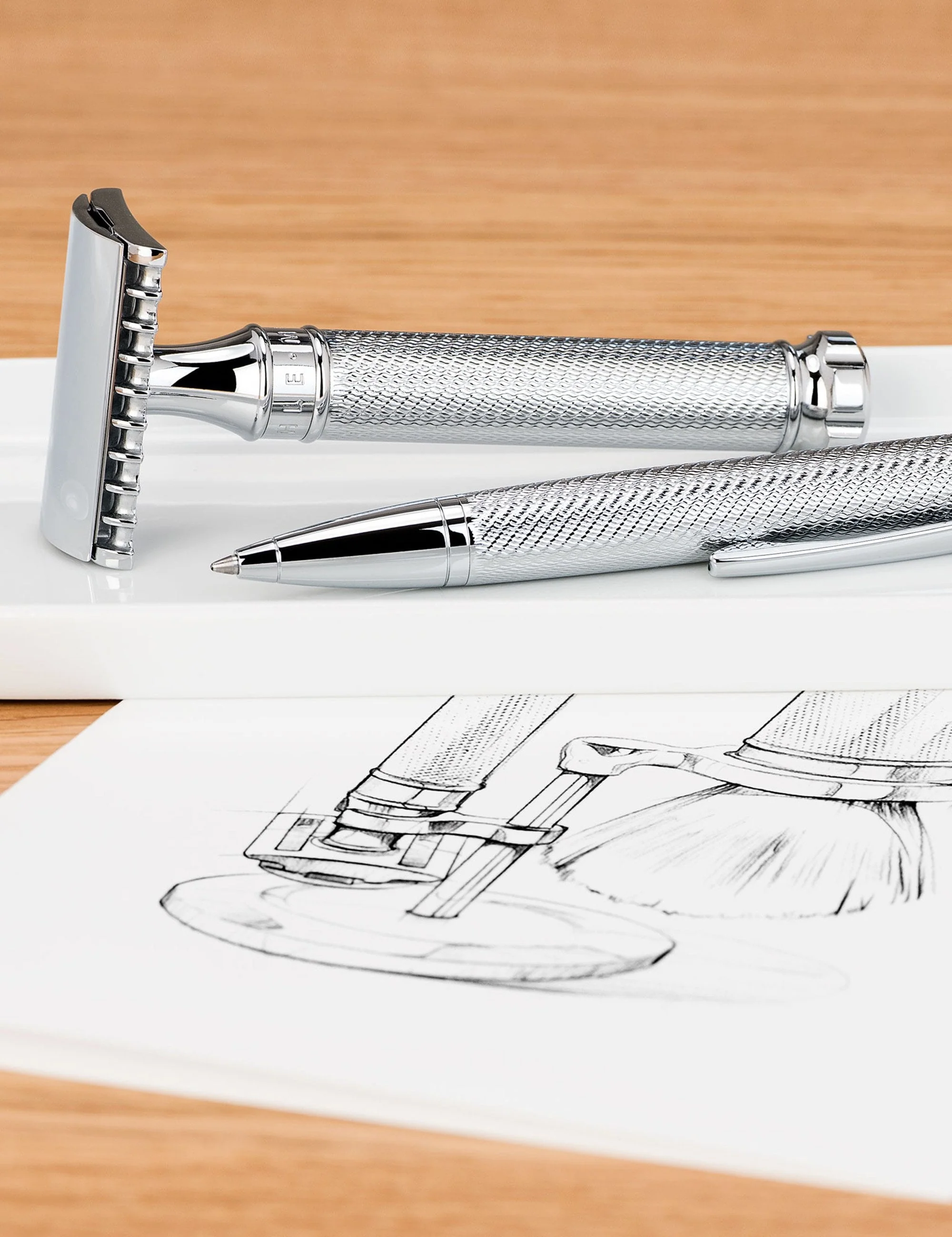 MP89 Chrome Ball Point Pen - Image 4