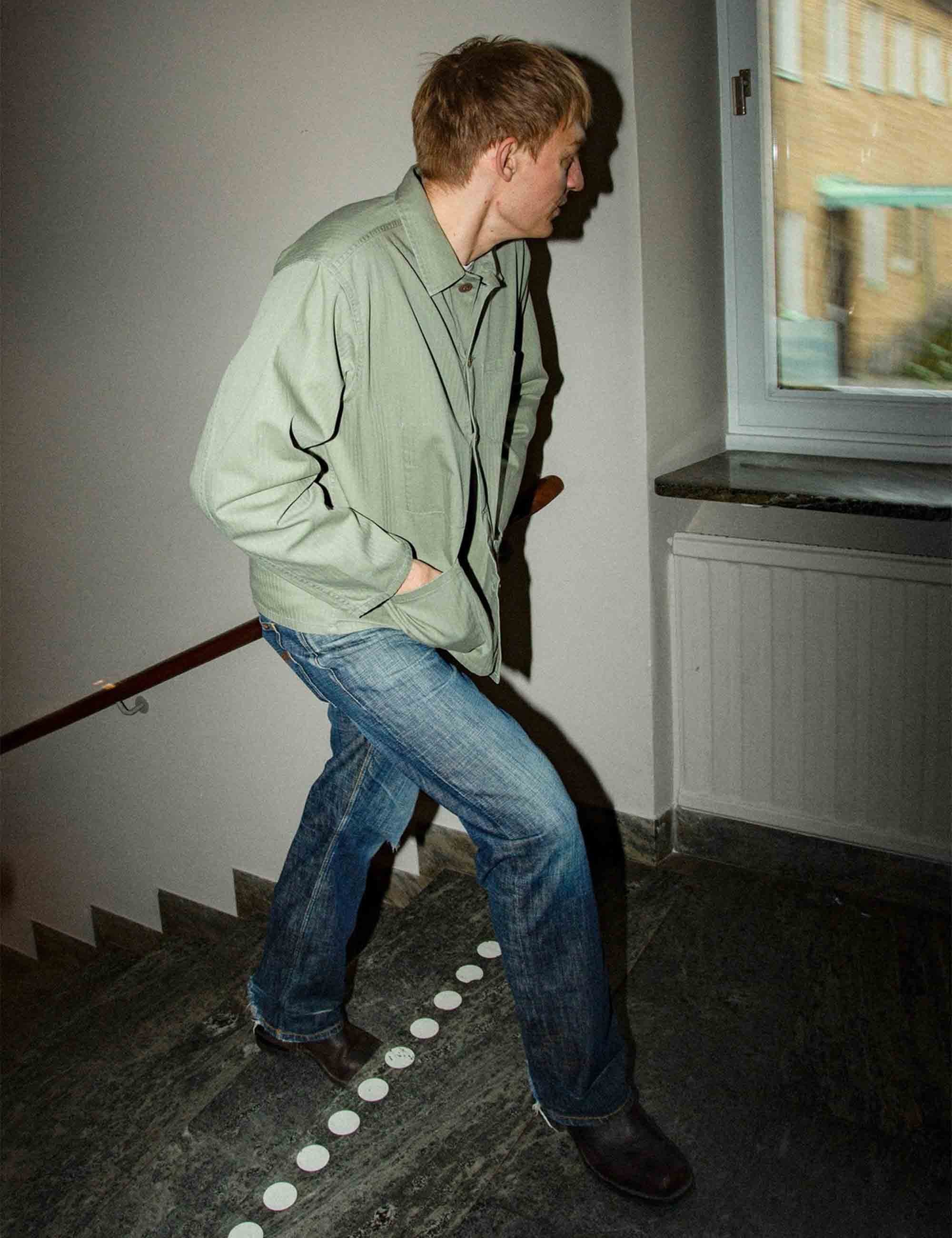 Buddy Classic Chore Jacket - Pale Green - Image 4