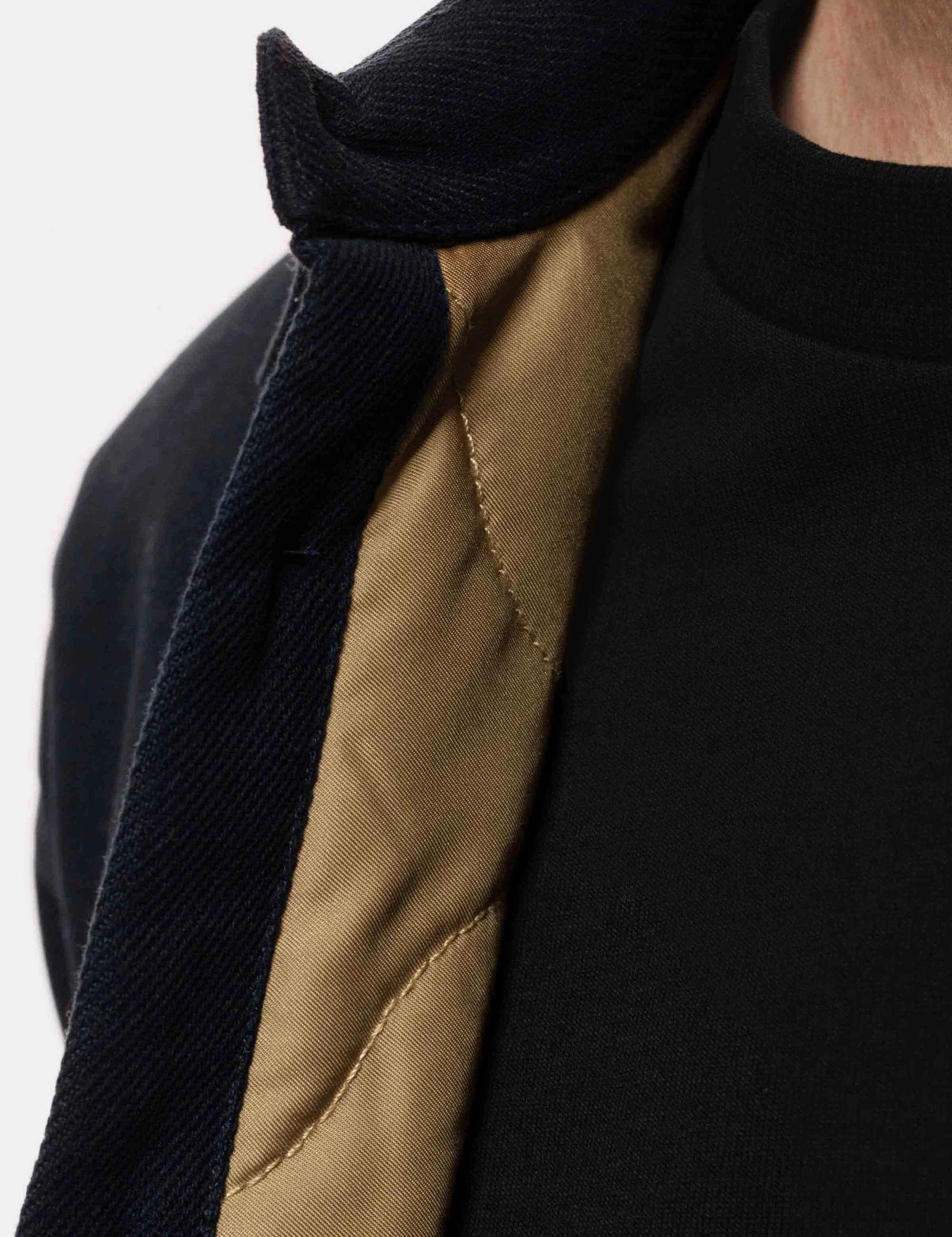 Glen Padded Shirt - Navy - Image 5
