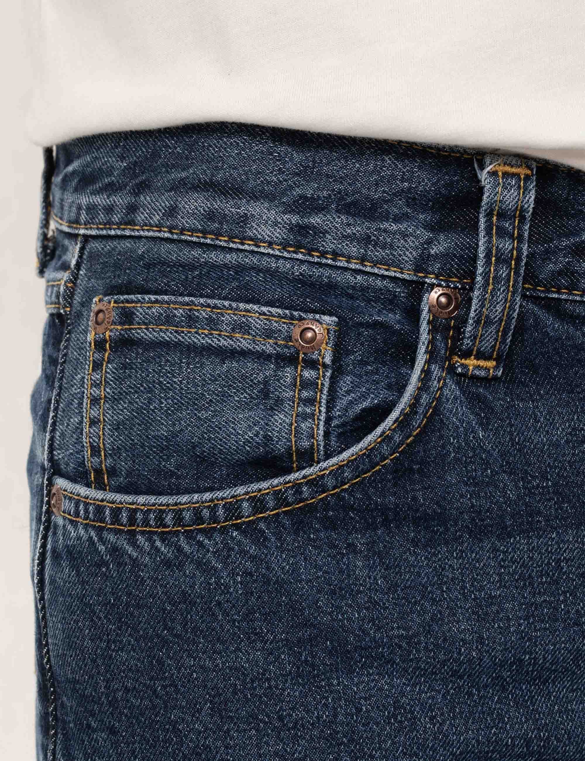 Gritty Jackson Jeans - Blue Slate Wash - Image 6