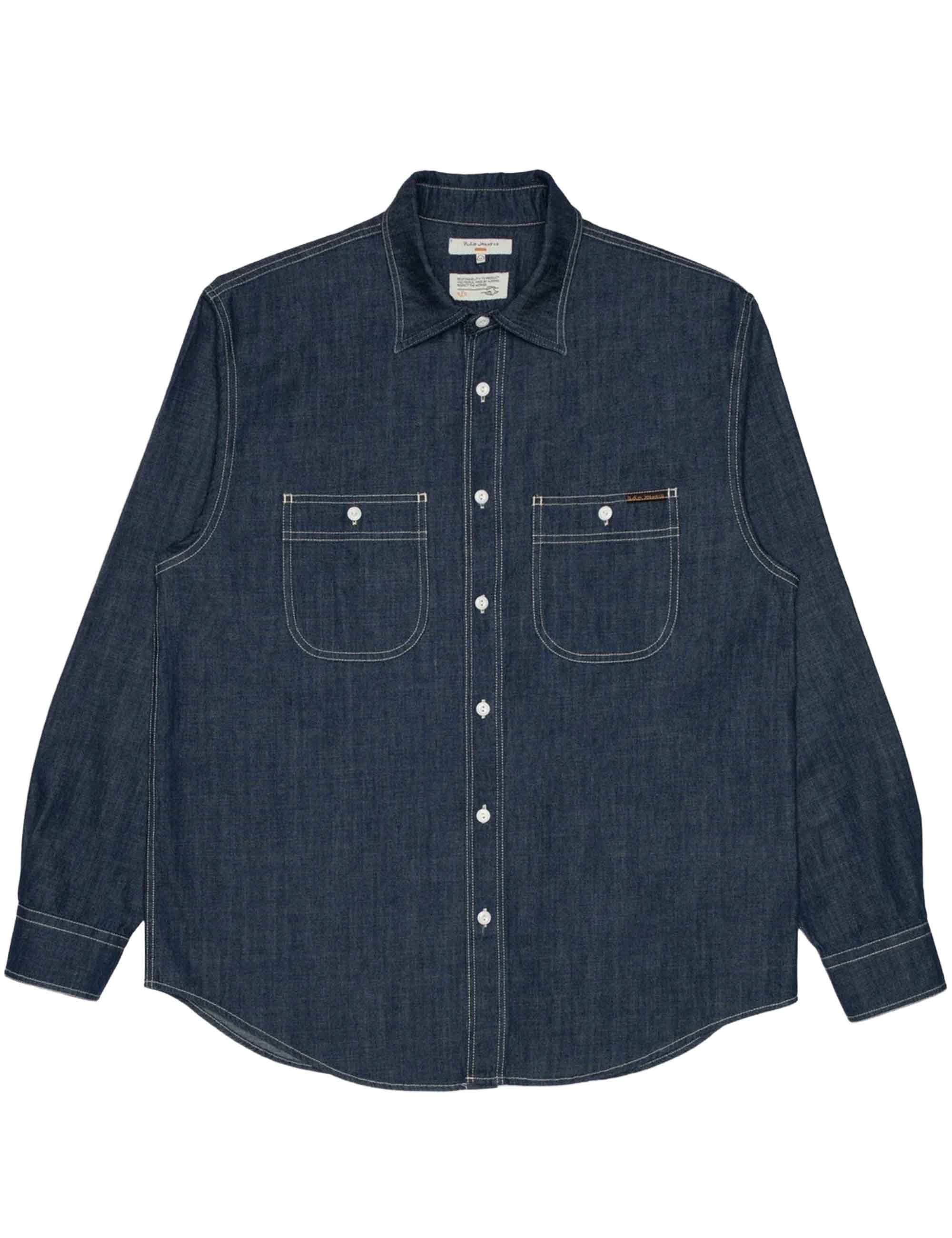 Julian Denim Shirt - Blue