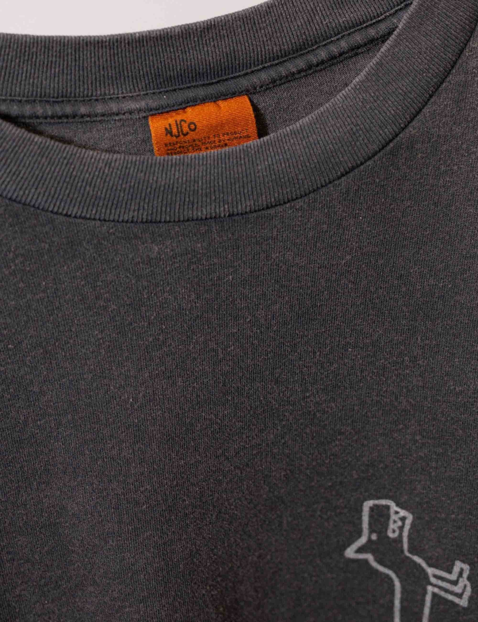 Koffe Scratched Tracks T-Shirt - Anthracite - Image 3