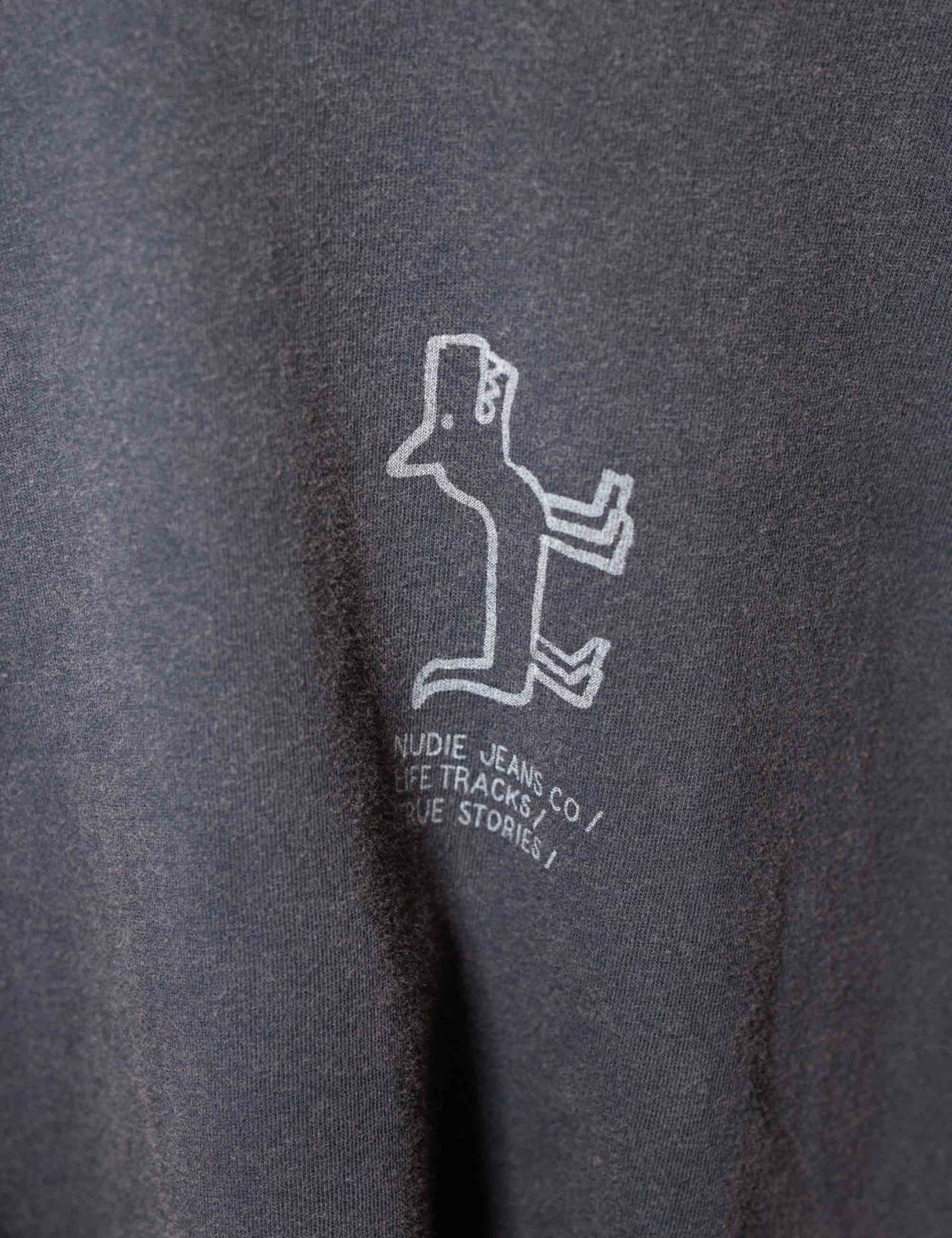 Koffe Scratched Tracks T-Shirt - Anthracite - Image 4