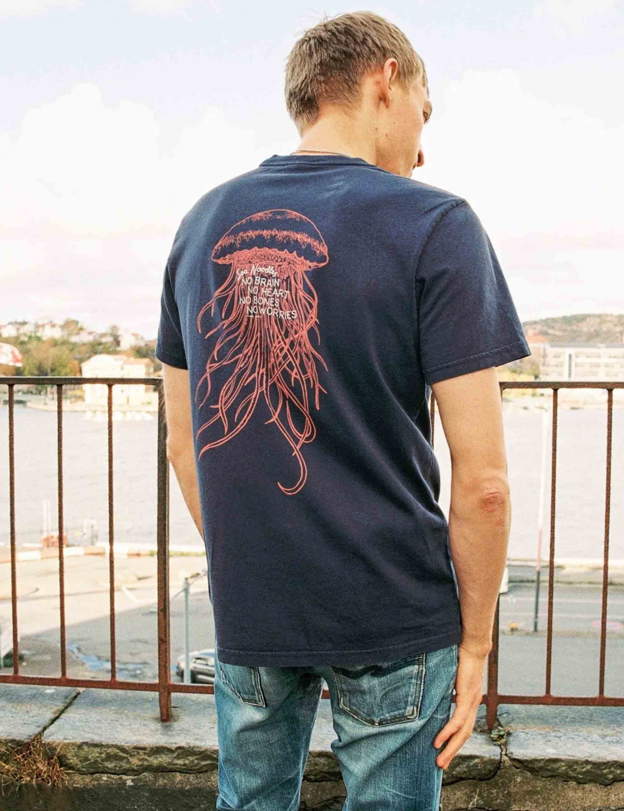 Roy Sea Noodles T-Shirt - Dark Blue - Image 2