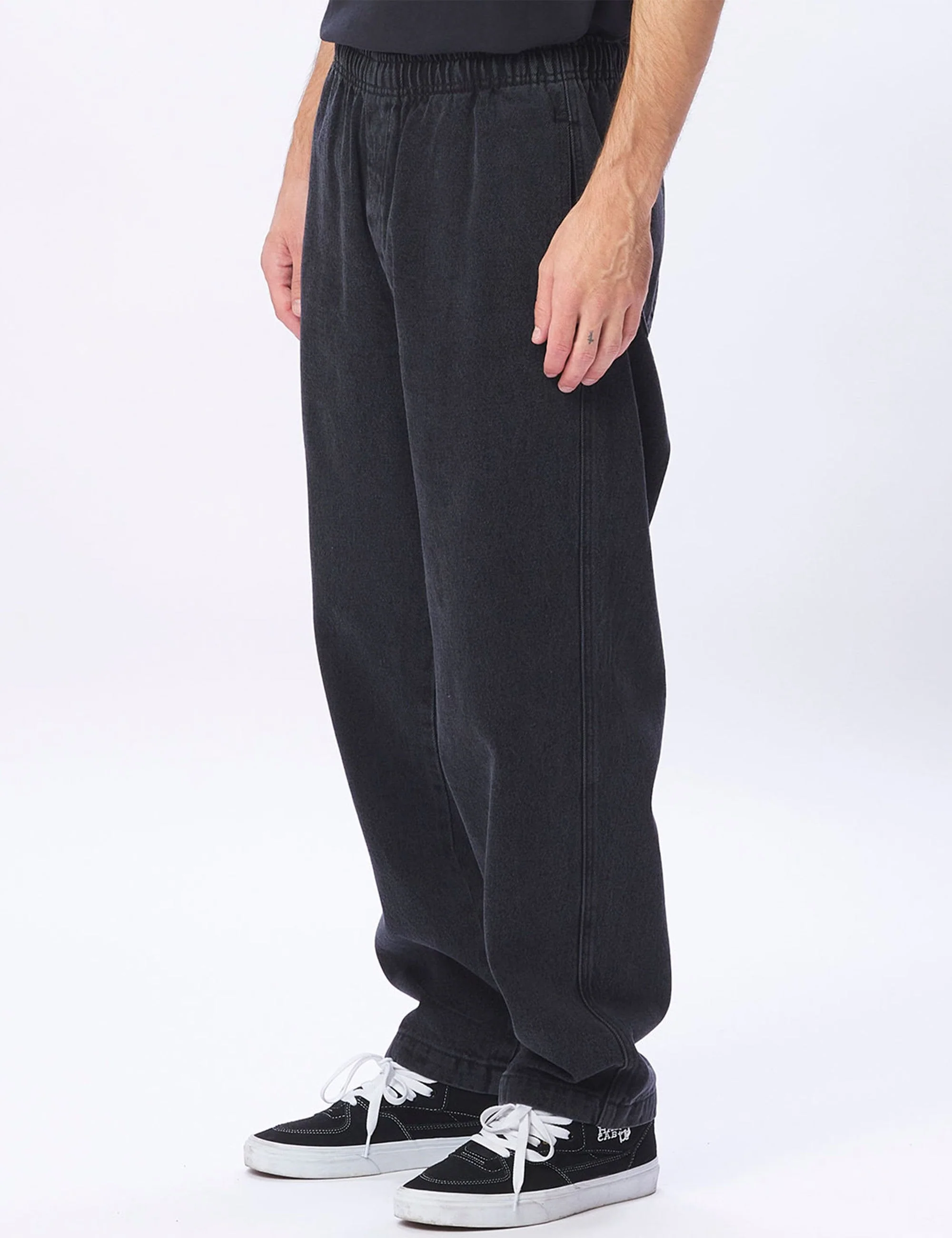 Easy Denim Pant - Faded Black - Image 2
