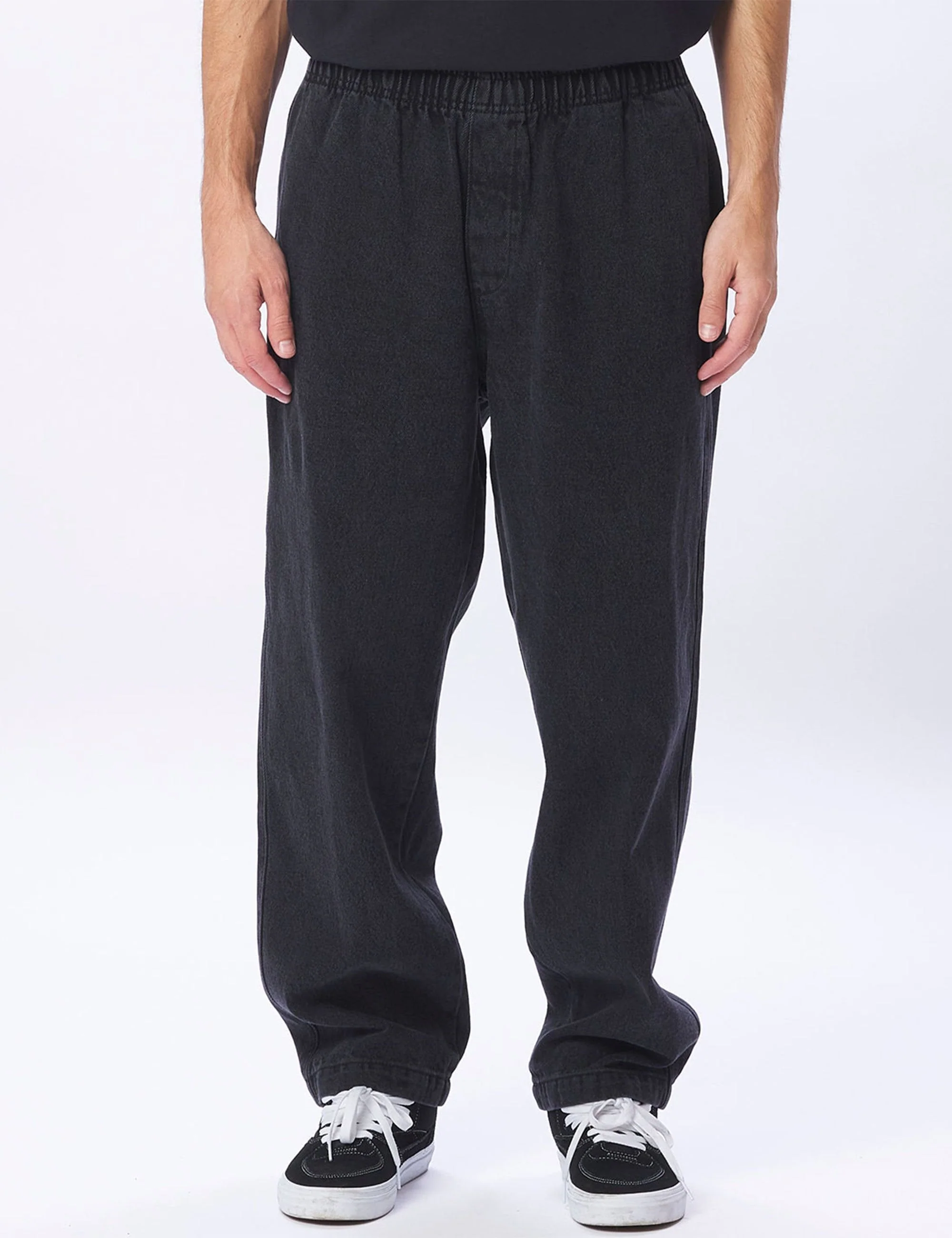 Easy Denim Pant - Faded Black - Image 3