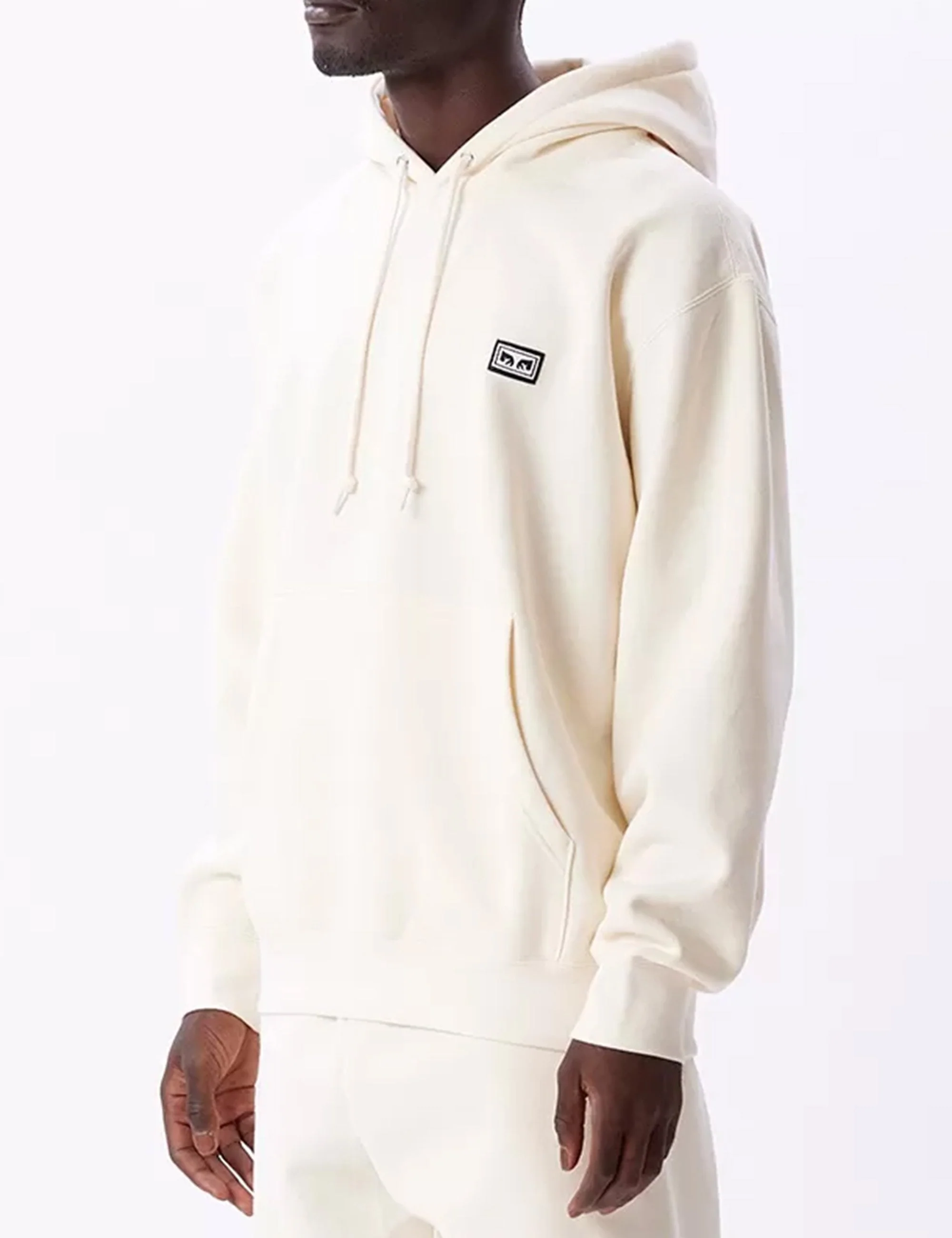 Established Works Eyes Hooded Sweat - Unbleached - Image 4