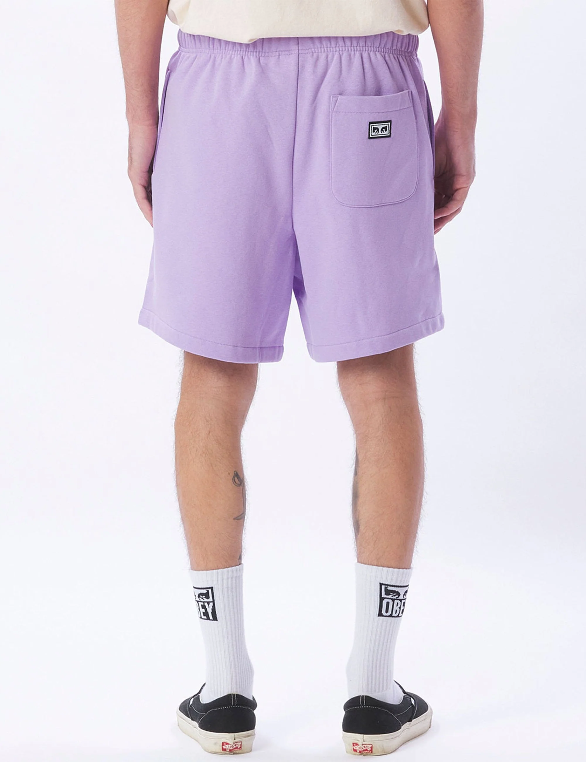 Established Works Eyes Sweat Shorts - Digital Lavender - Image 2