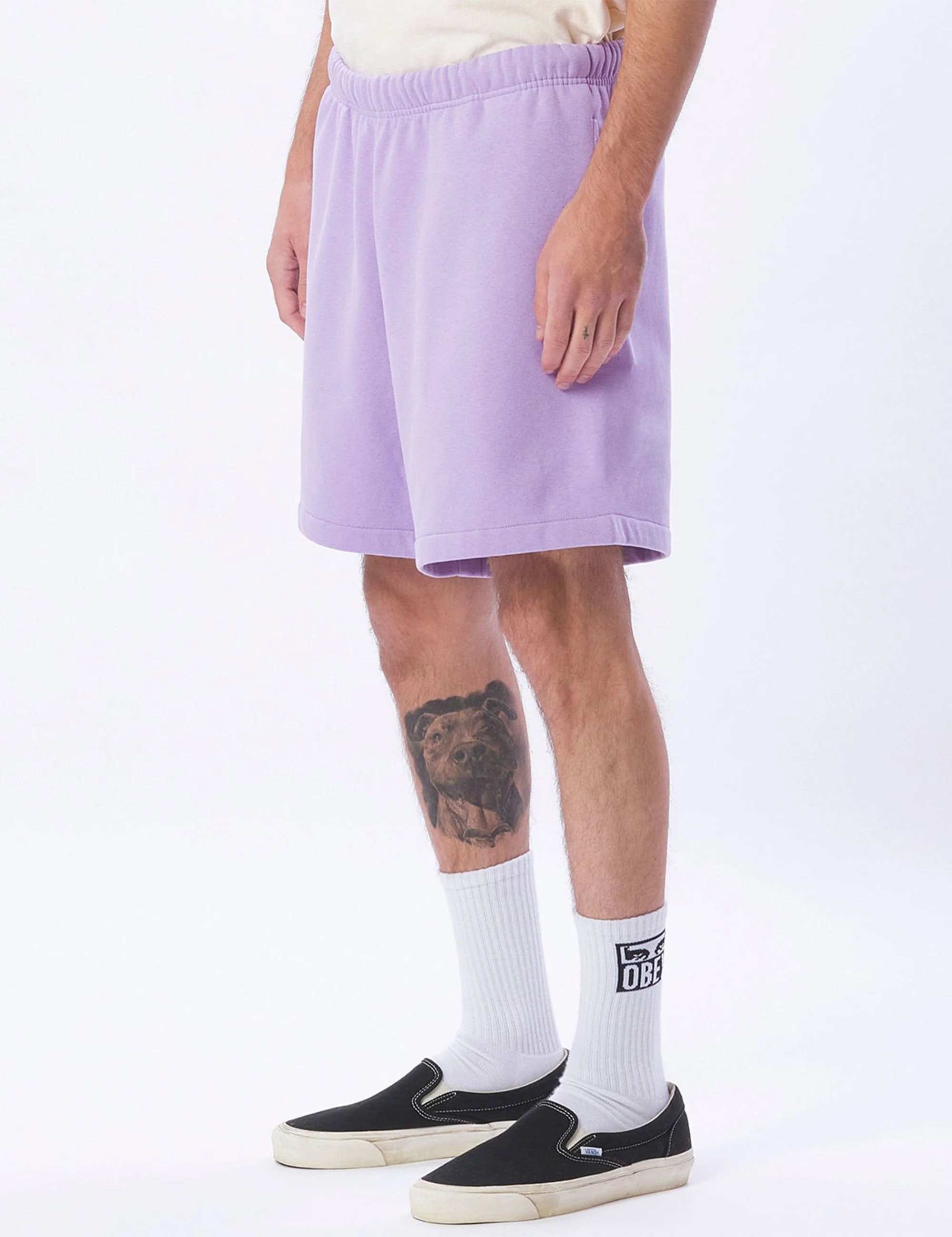 Established Works Eyes Sweat Shorts - Digital Lavender - Image 3