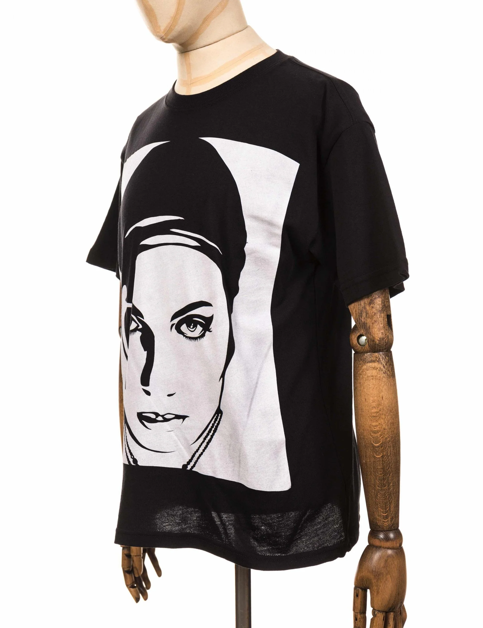 Oil Lotus Woman 2 Superior T-Shirt - Black - Image 4