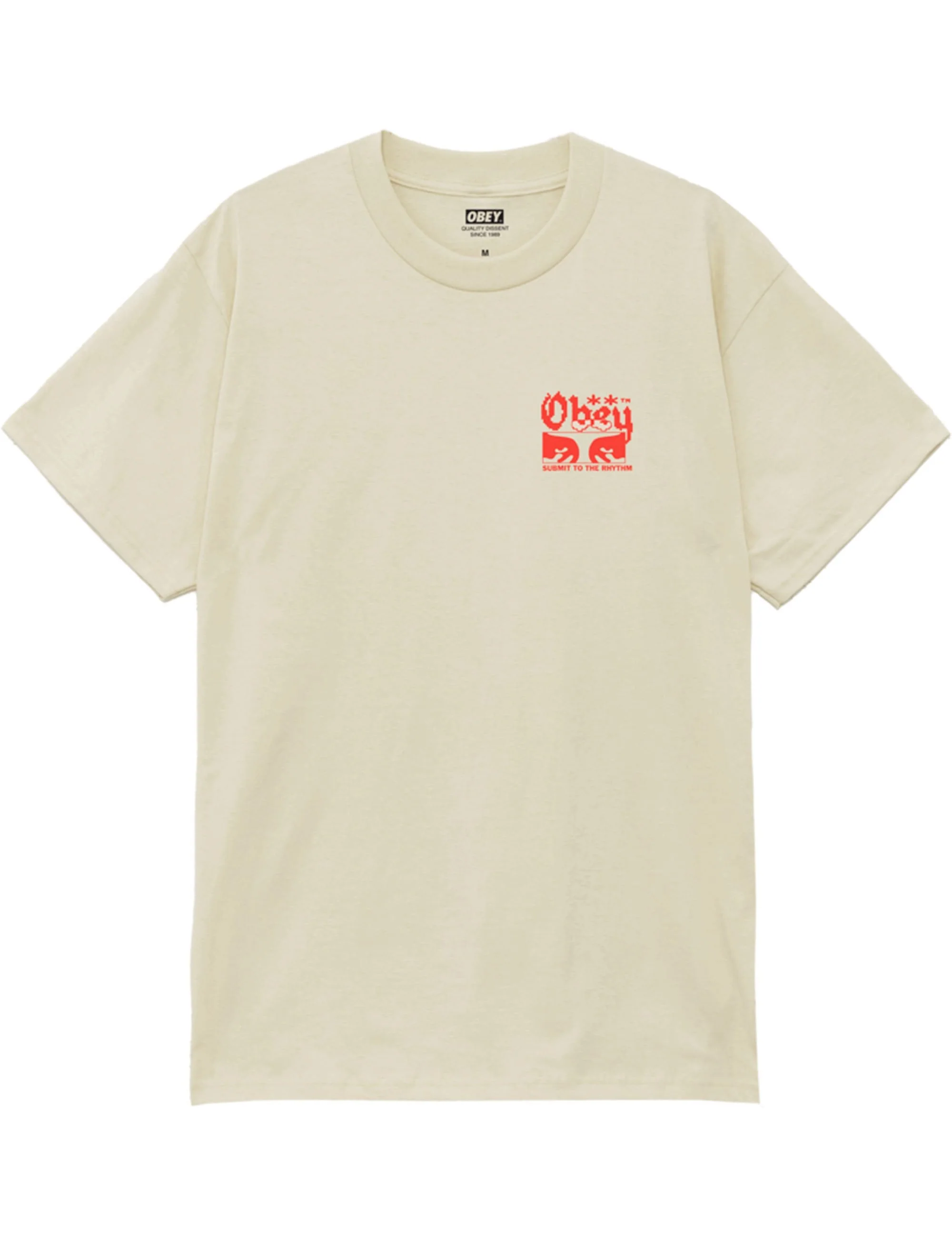Submit to Rhythm T-Shirt - Cream - Image 2