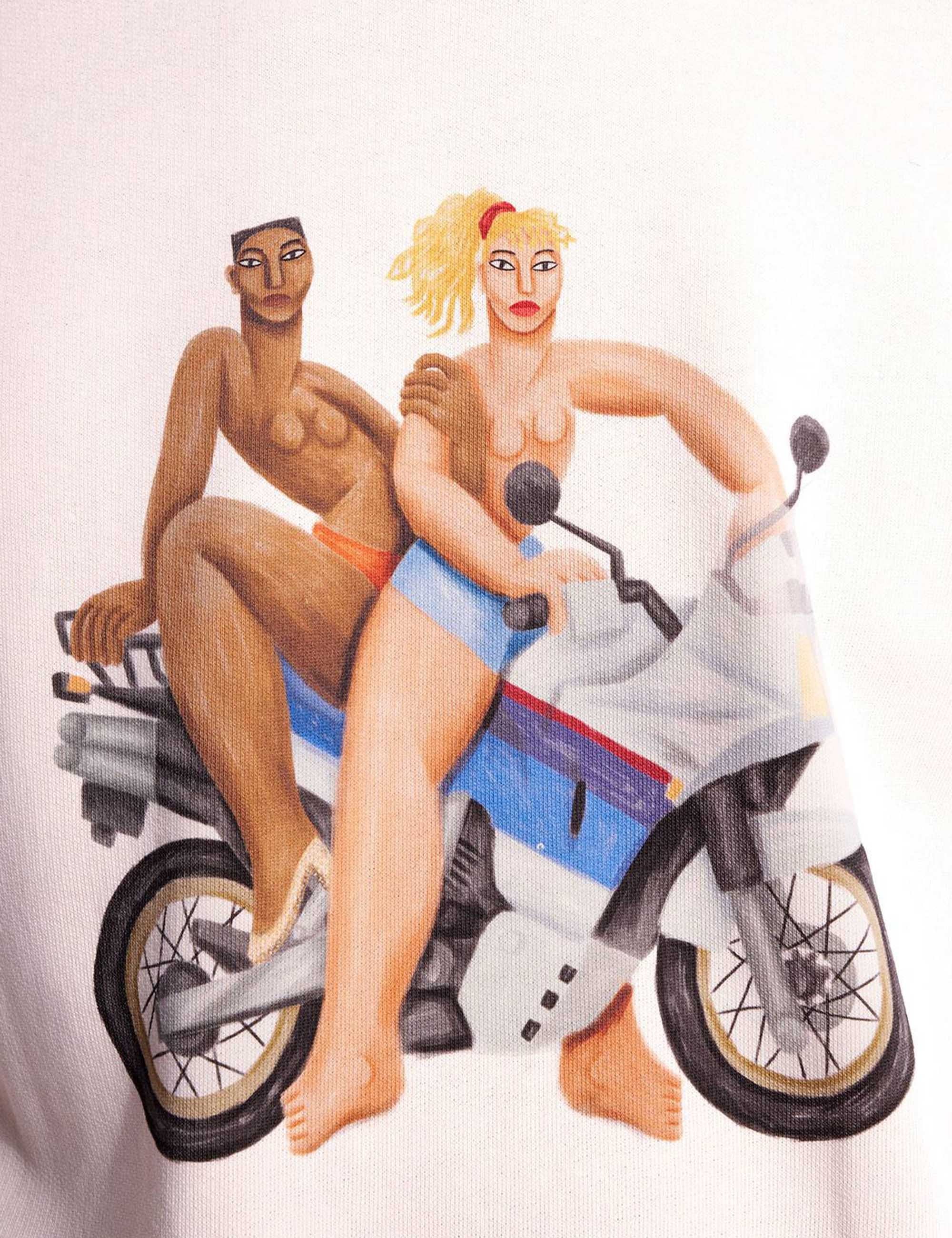 Free Wheels Sweatshirt - Ecru - Image 3