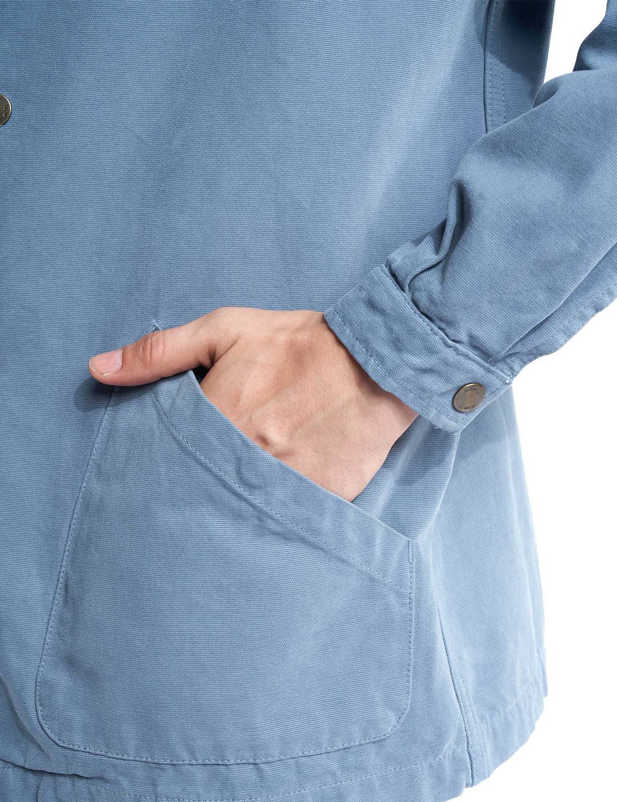 Paisley Jacket - Blue Grey - Image 4