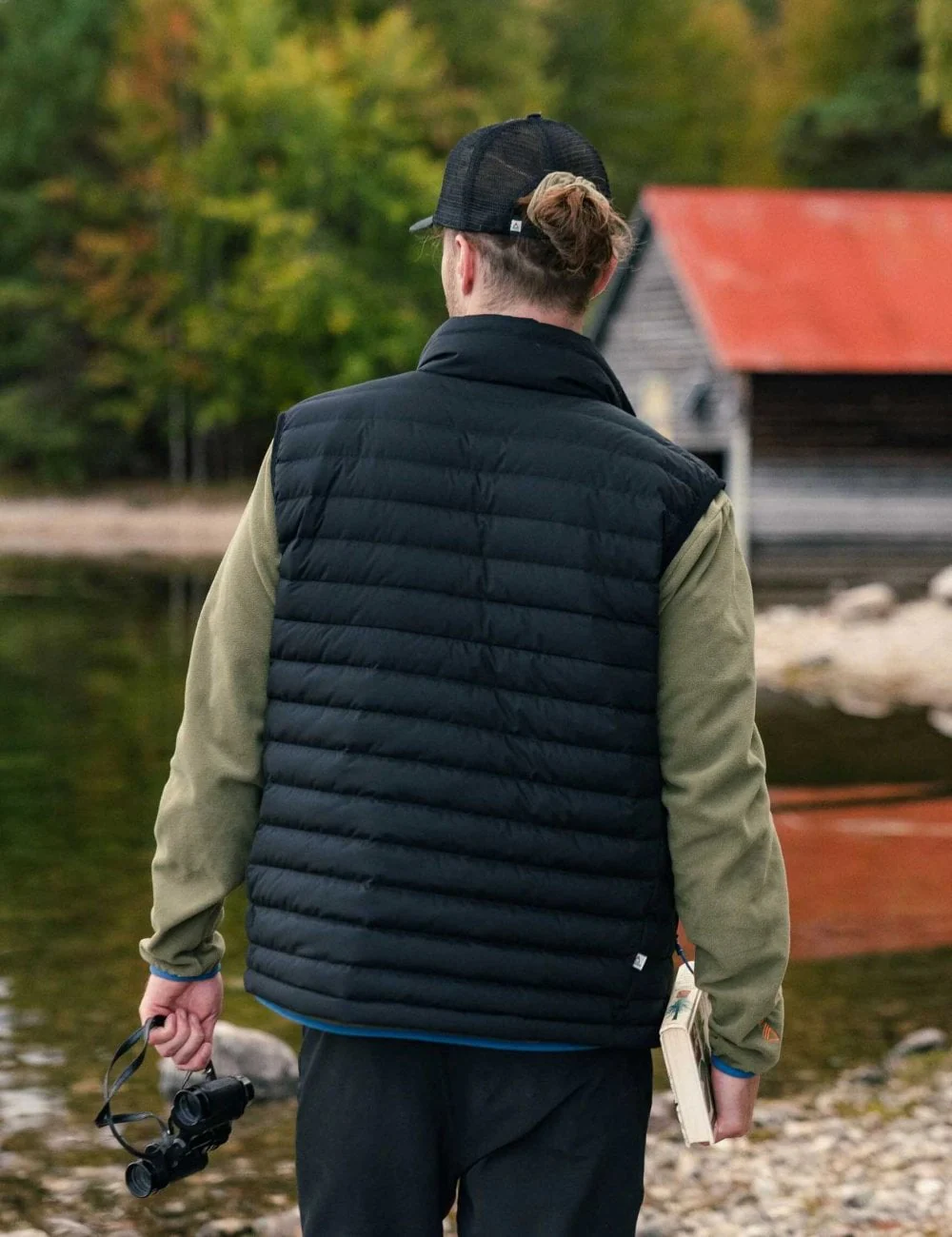 Ashland Down Vest - Black - Image 7