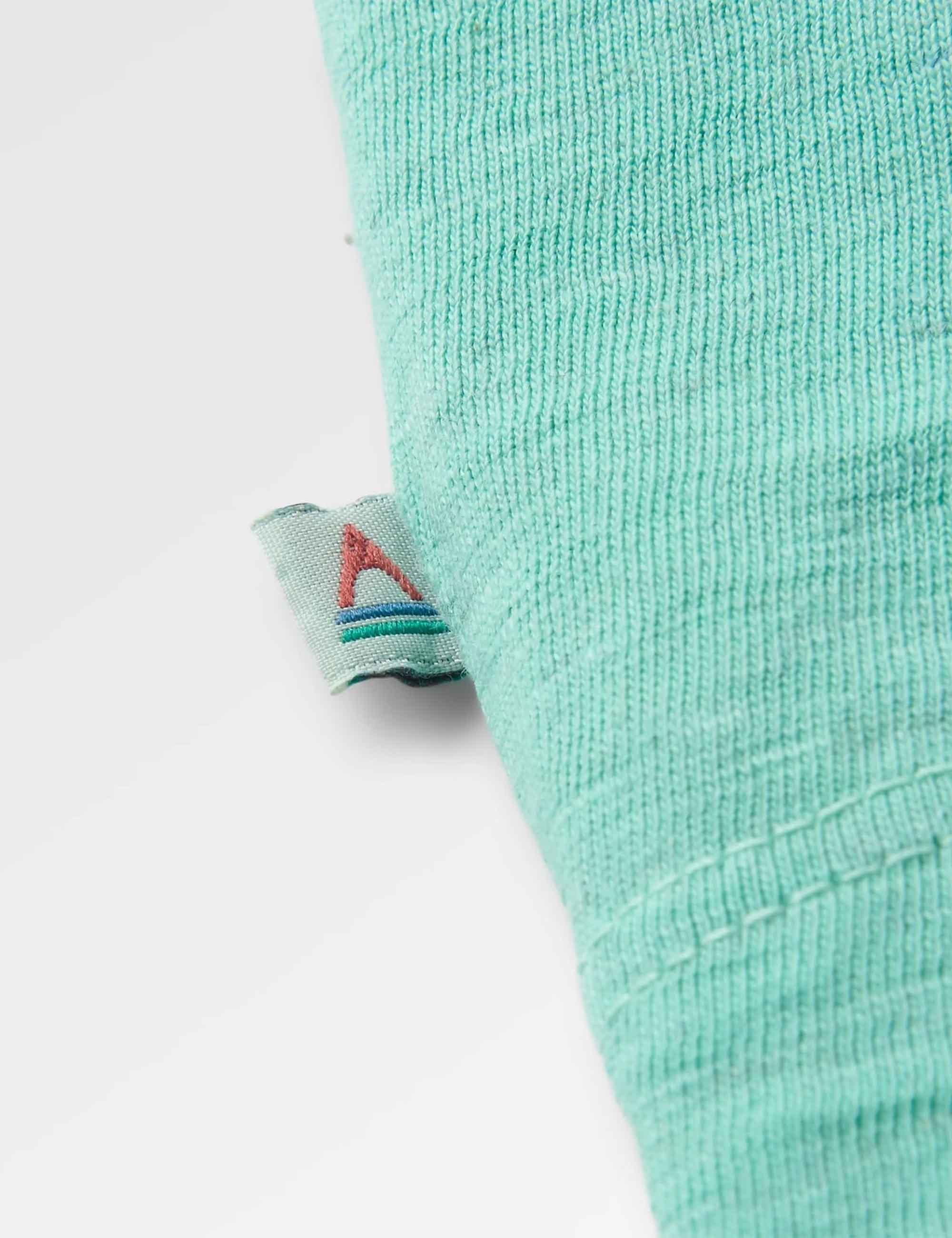 Dune Recycled Cotton T-Shirt - Aqua Marl - Image 5
