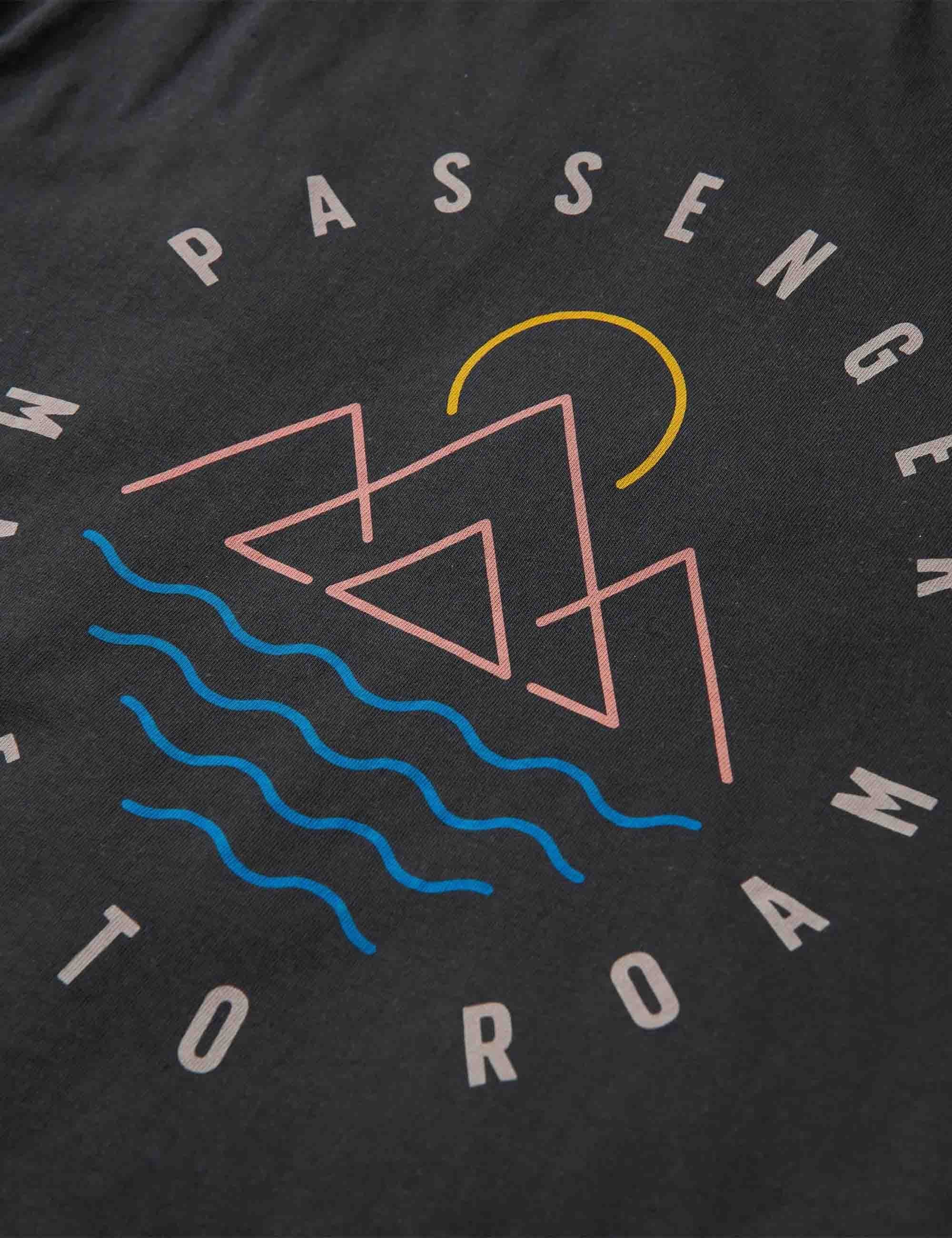 Escapism Recycled Cotton T-Shirt - Black - Image 7