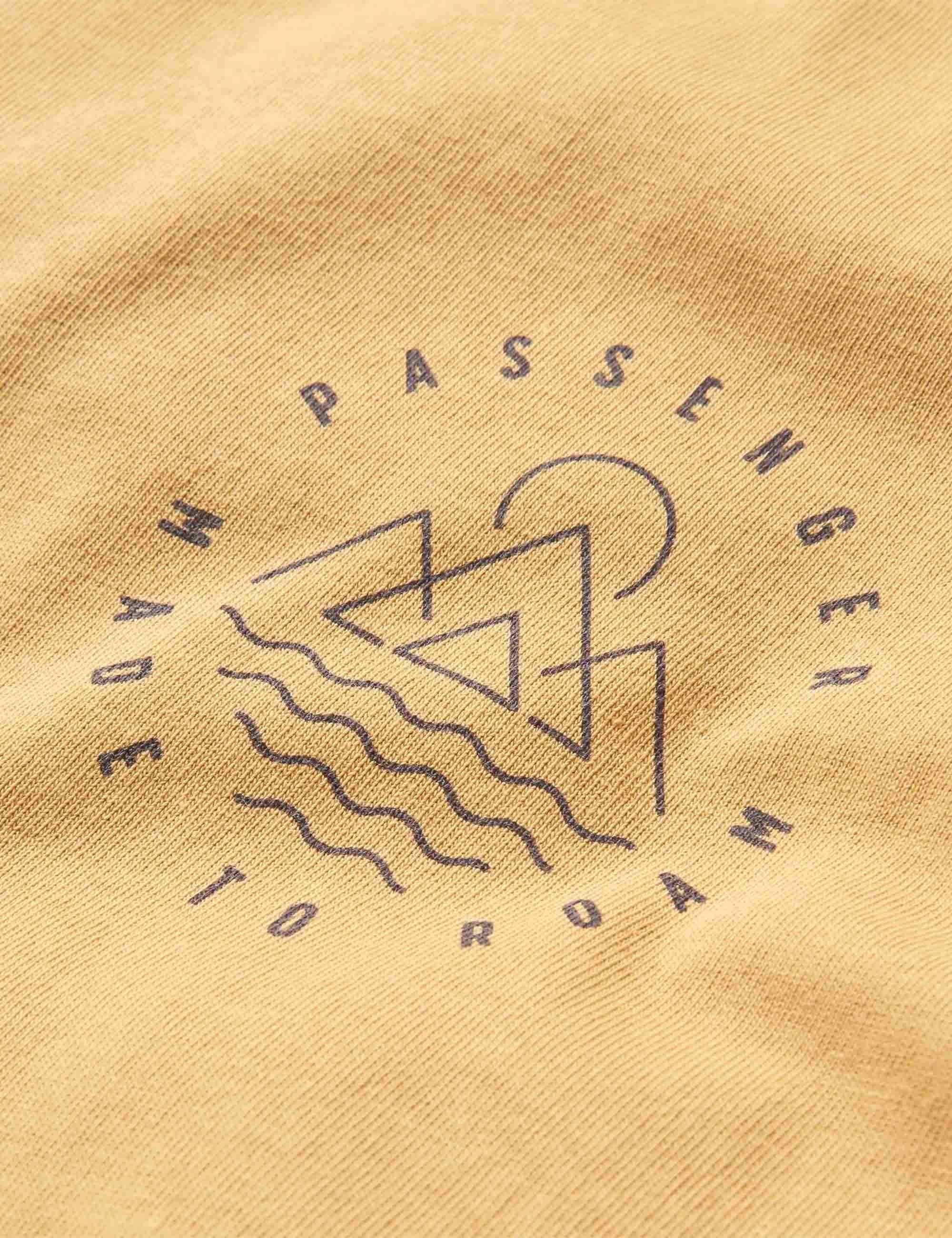 Escapism Recycled Cotton T-Shirt - Mustard Gold - Image 5