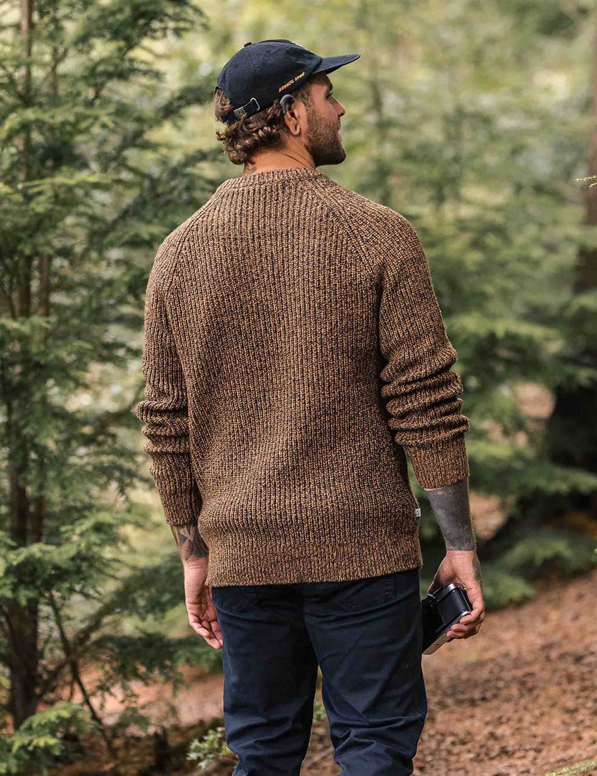 Fog Recycled Knitted Jumper - Dusty Ochre - Image 7