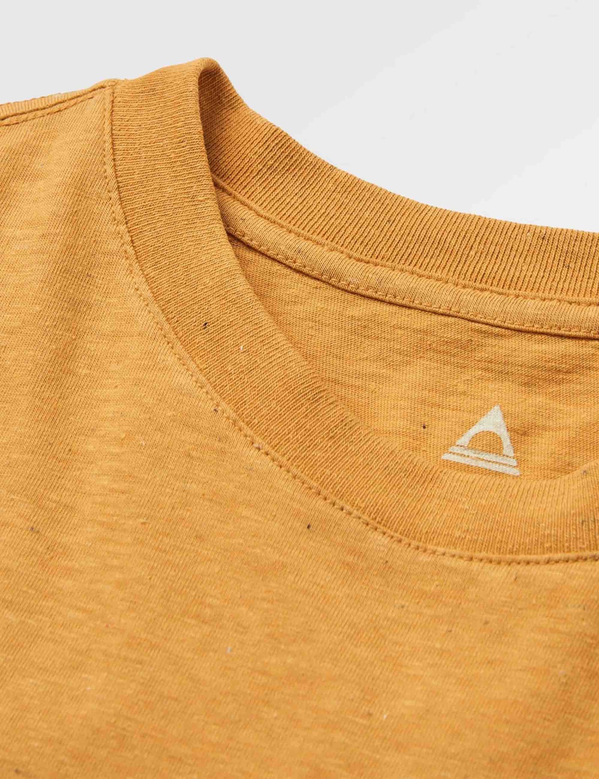 Heritage Relaxed Fit T-Shirt - Spruce Yellow Marl - Image 2