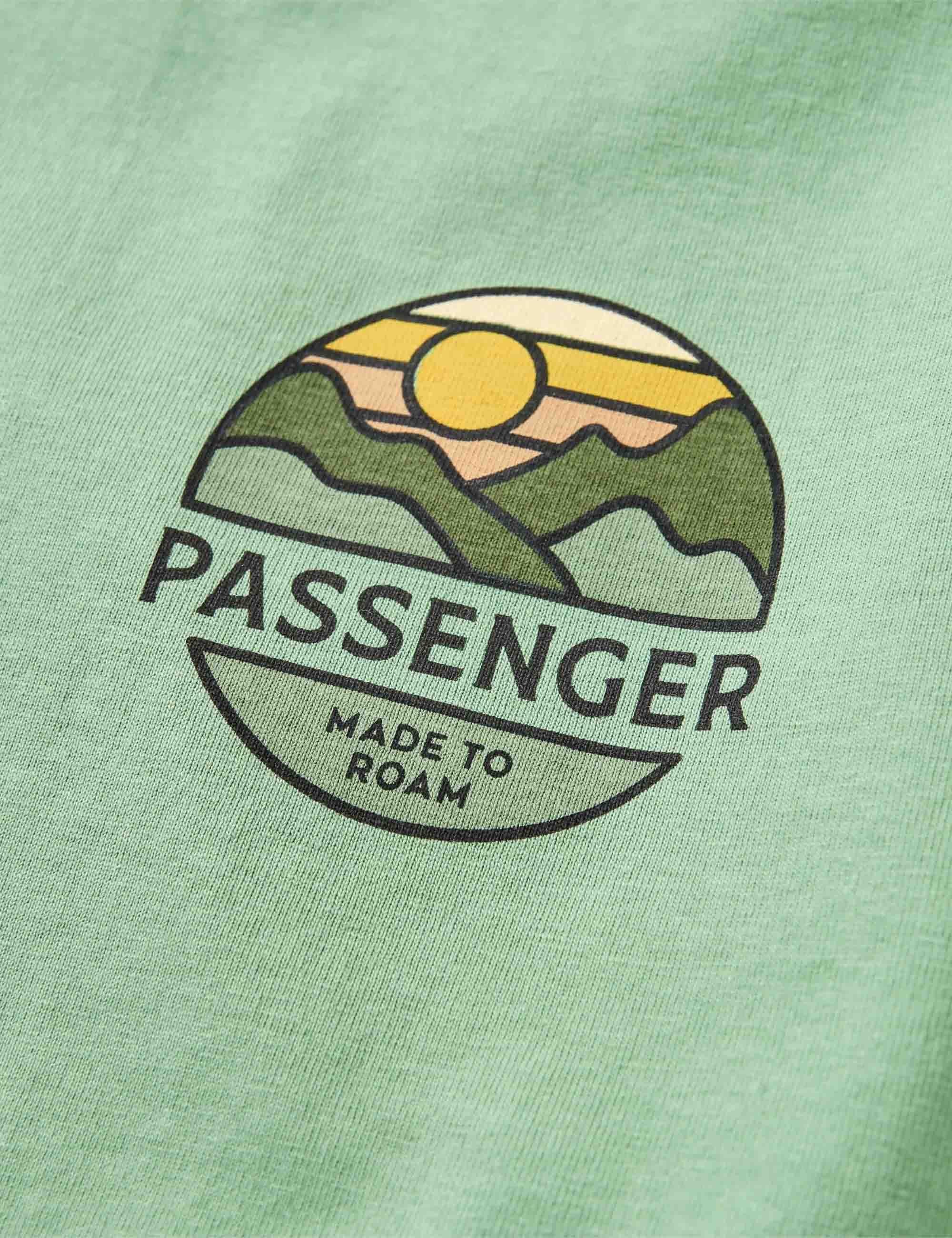 Laidback Recycled Cotton T-Shirt - Stem Green - Image 5