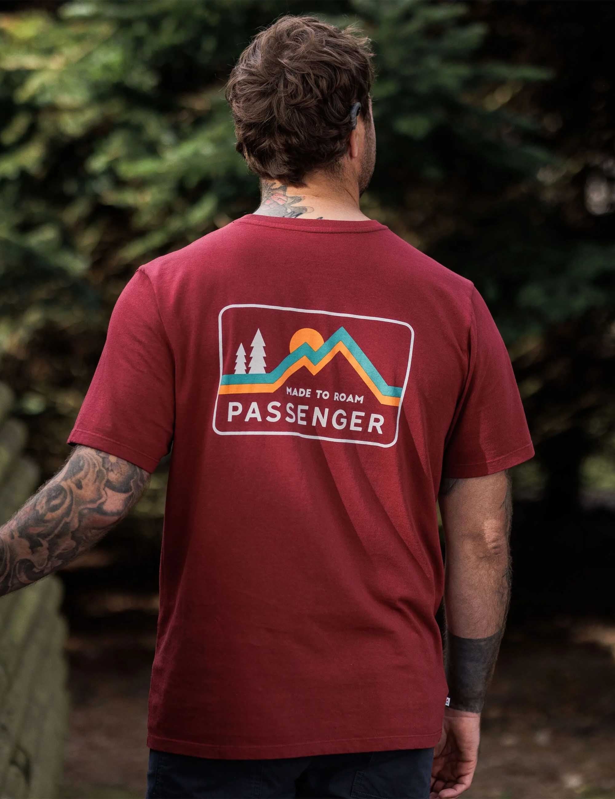 Made To Roam Recycled Cotton T-Shirt - Forest Berry - Image 6