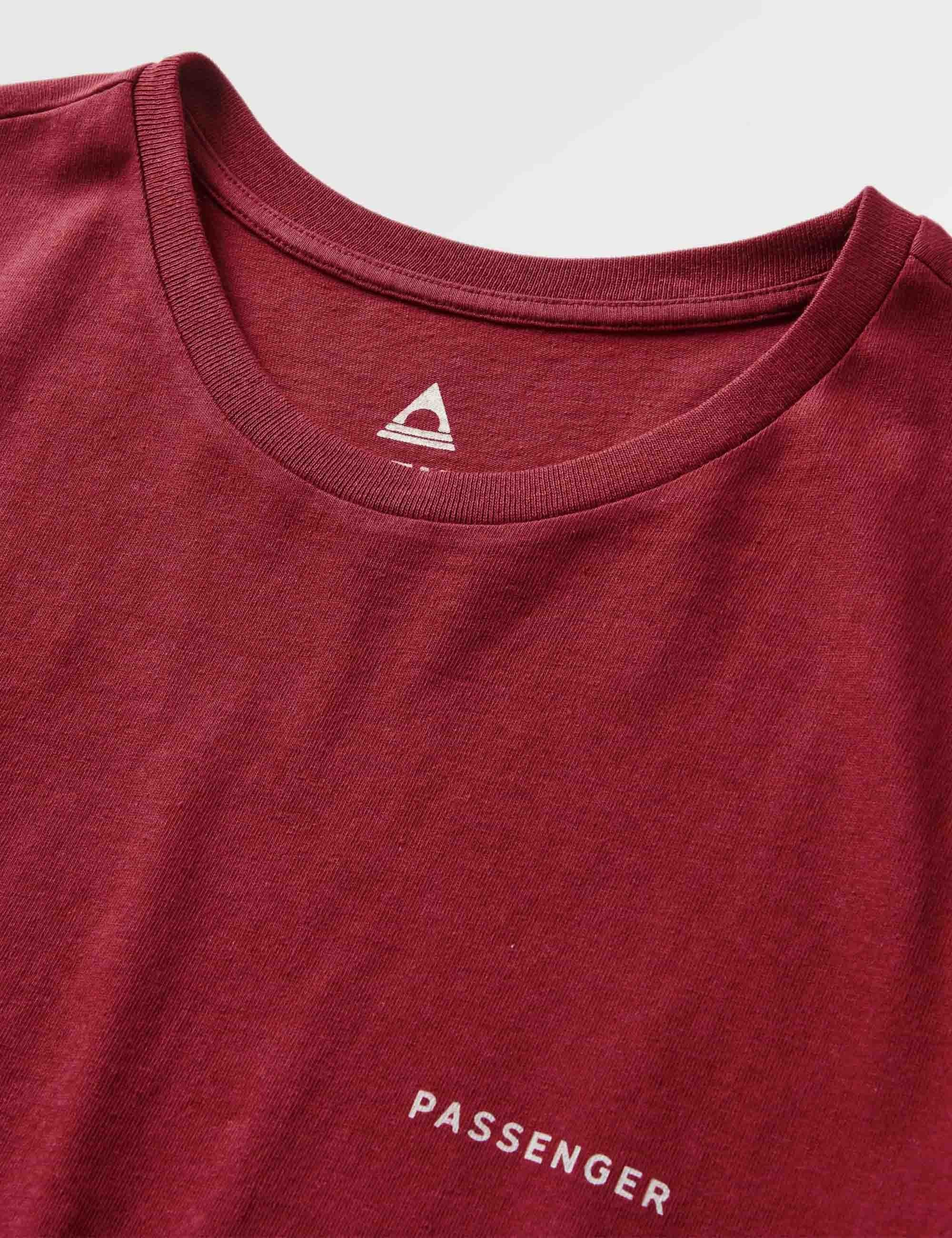 Made To Roam Recycled Cotton T-Shirt - Forest Berry - Image 7