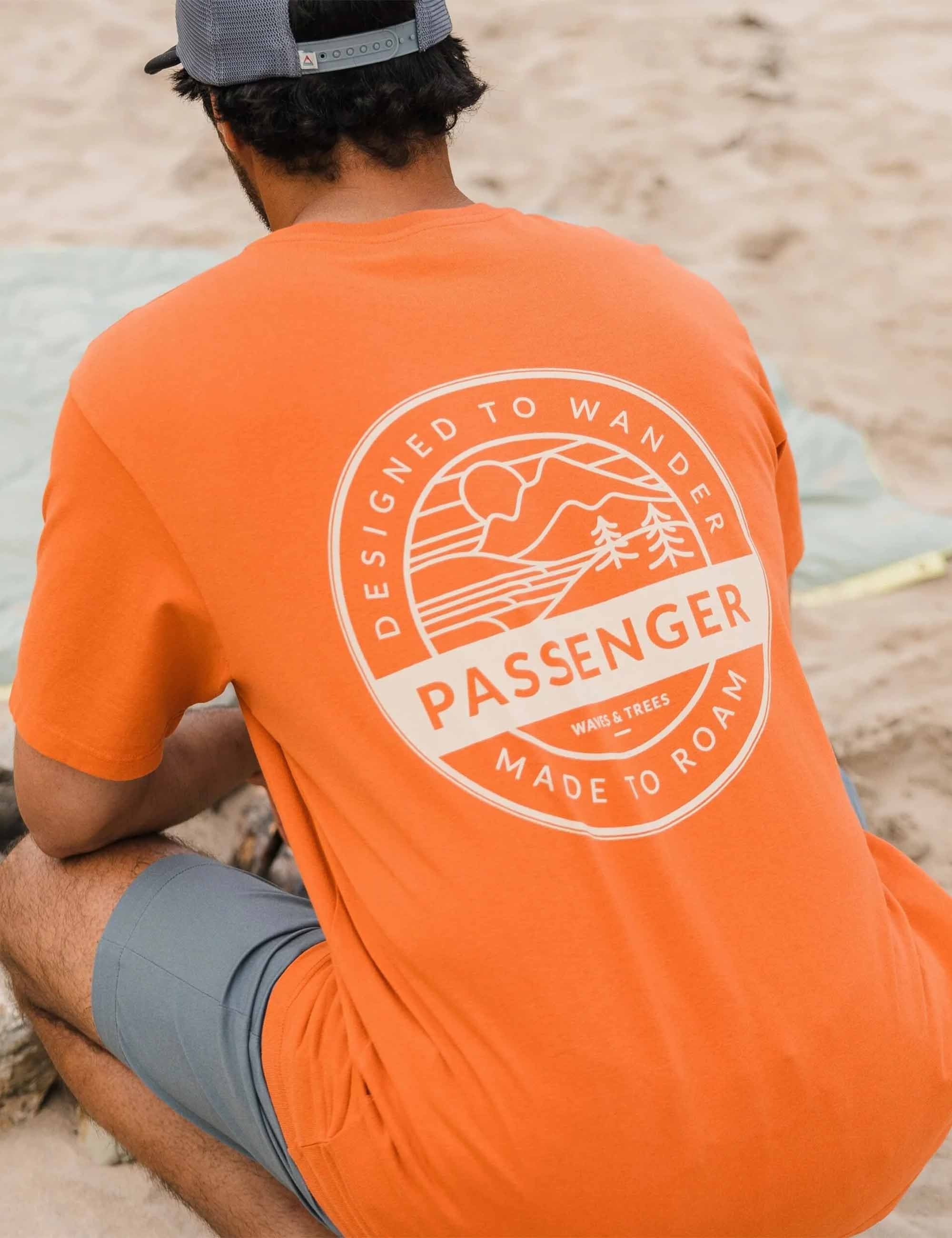 Odyssey Recycled Cotton T-Shirt - Burnt Orange - Image 7