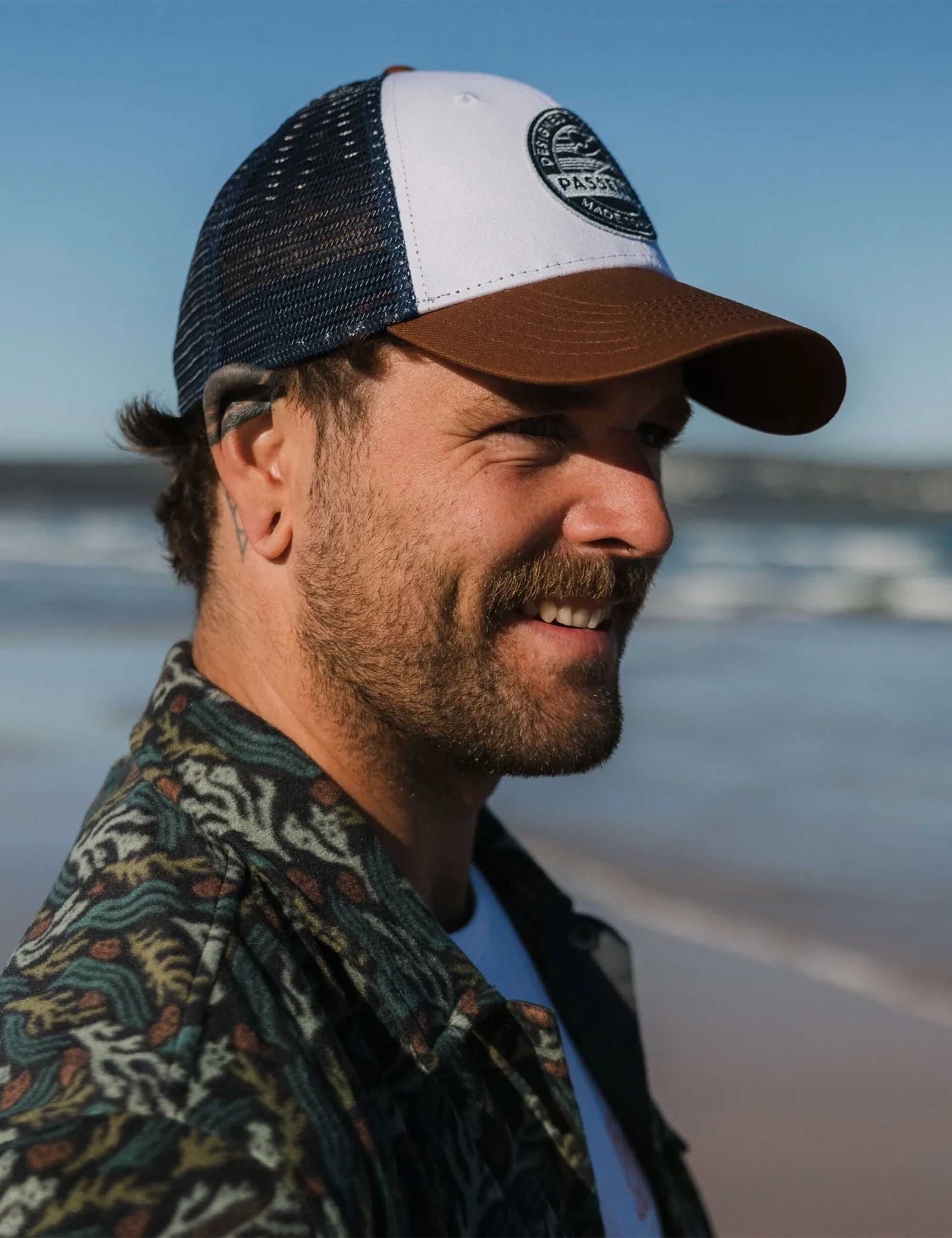 Odyssey Trucker Cap - Rich Navy/Rubber - Image 2