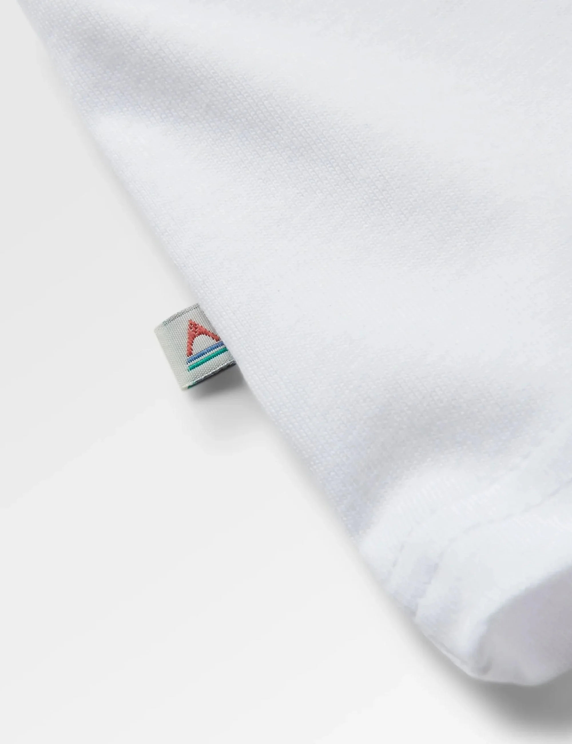 Phoenix Long Sleeve Recycled Cotton T-Shirt - White - Image 5