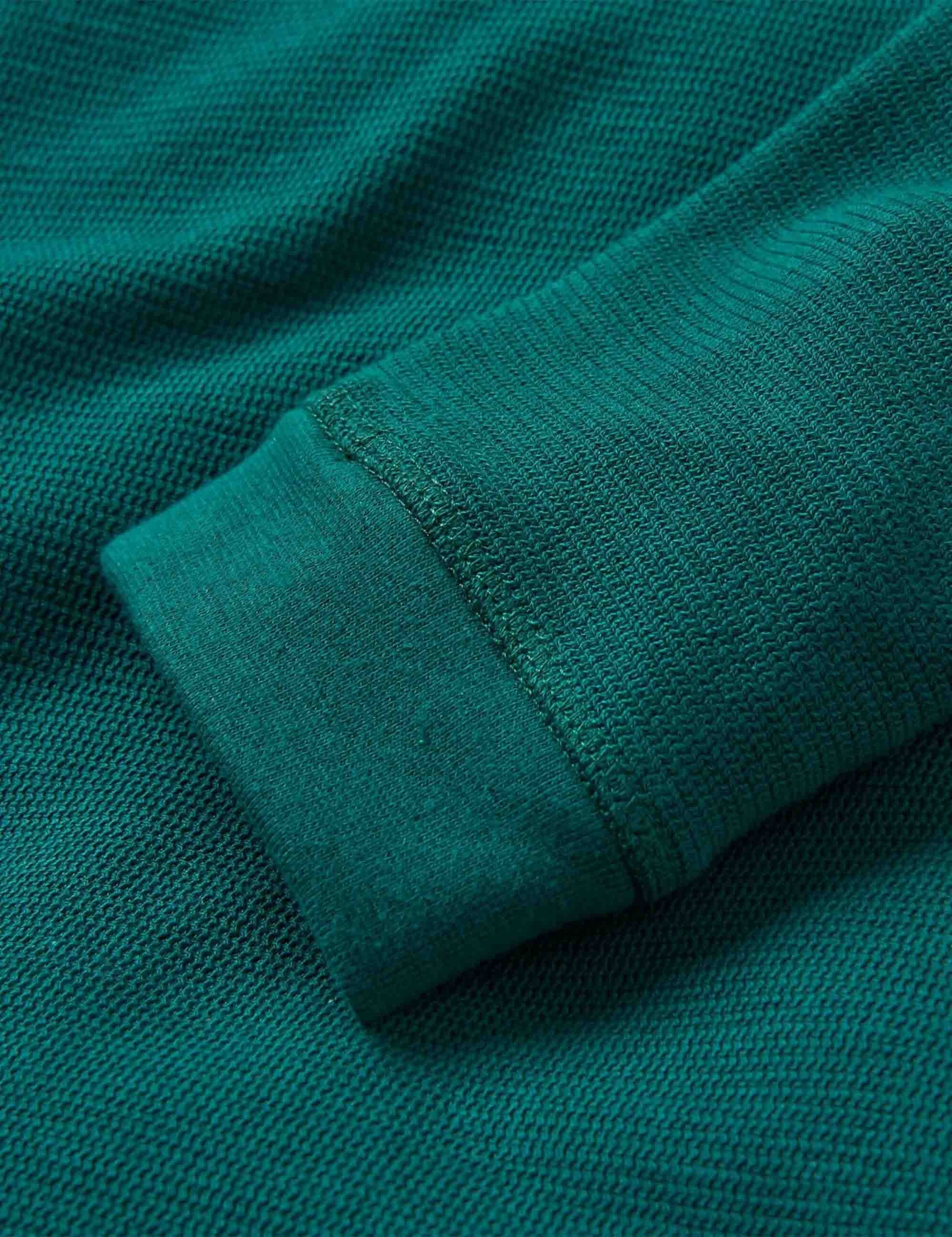 Stream Henley Long Sleeve Top - Rain Forest - Image 3