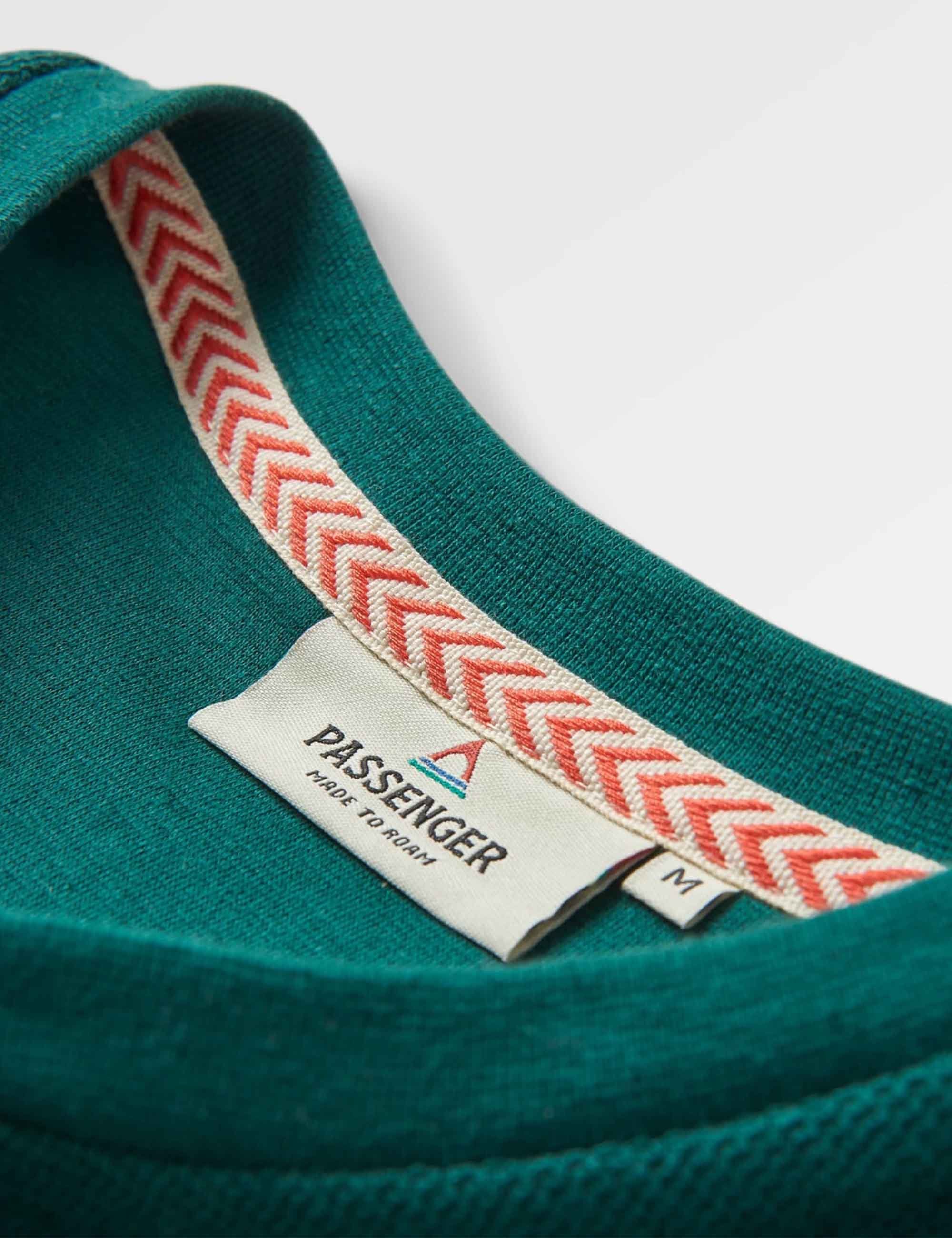 Stream Henley Long Sleeve Top - Rain Forest - Image 4