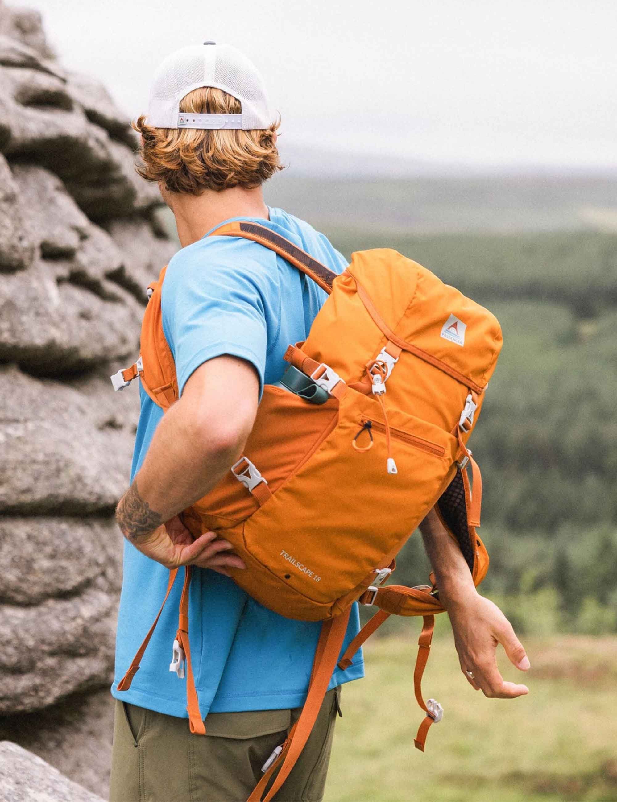 Trailscape 18L Recycled Backpack - Sunrise Orange - Image 4