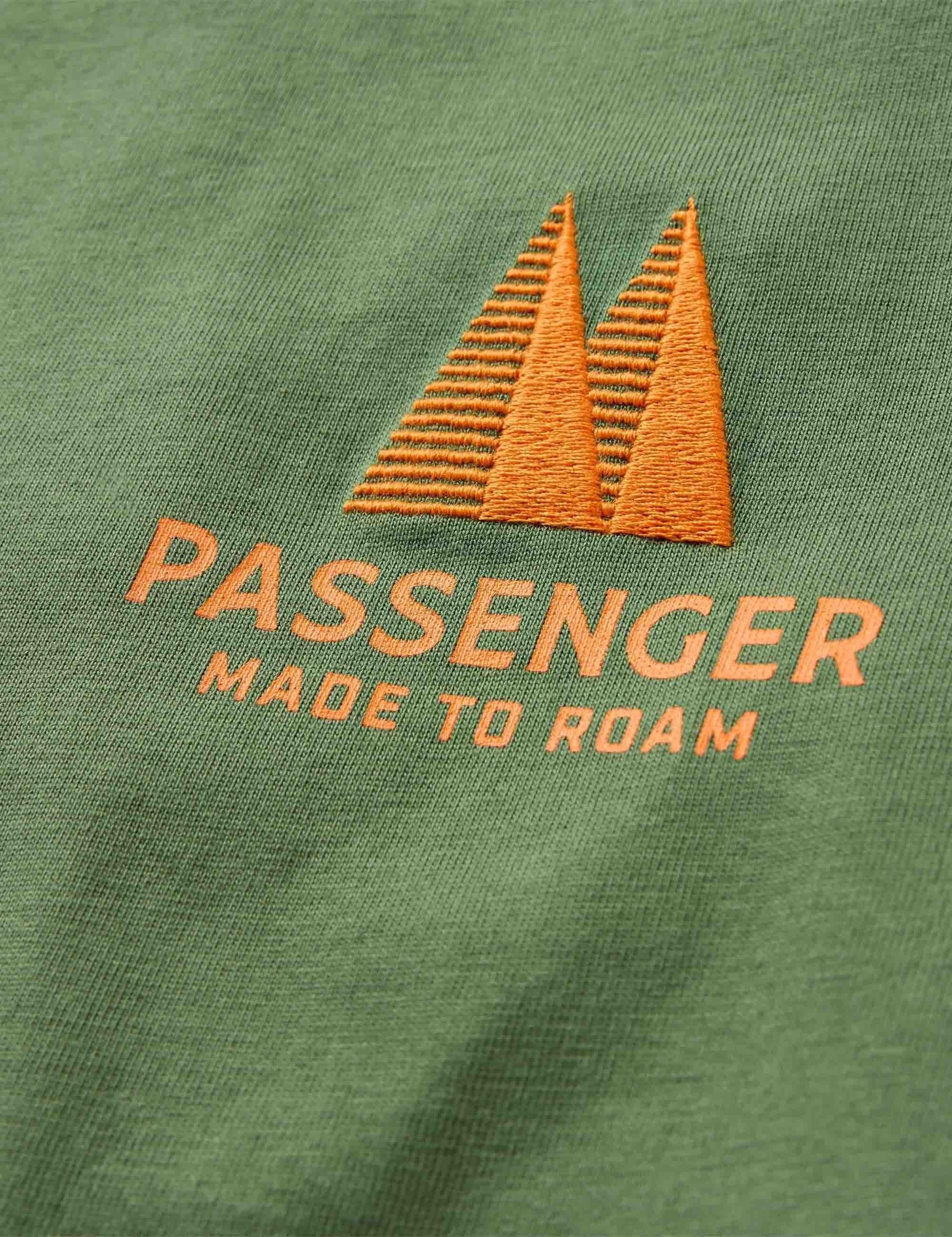 Trees Organic Cotton T-Shirt - Wild Green - Image 3